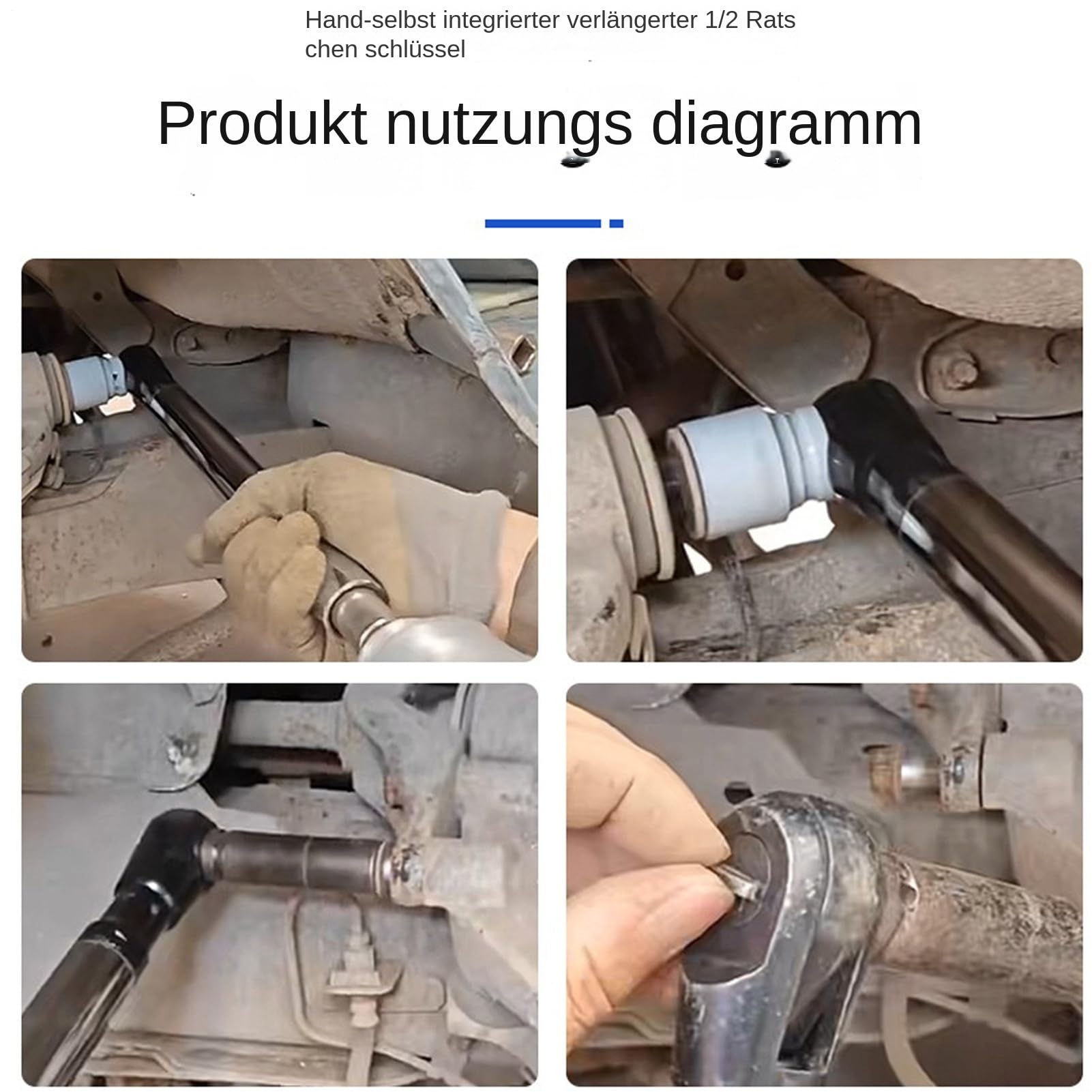 Solidny klucz przedłużający, lekko wygięta grzechotka, klucz nasadowy z mocnym materiałem, niezawodne narzędzie warsztatowe, akcesoria naprawcze z łatwą obsługą, narzędzie dla mechaników do