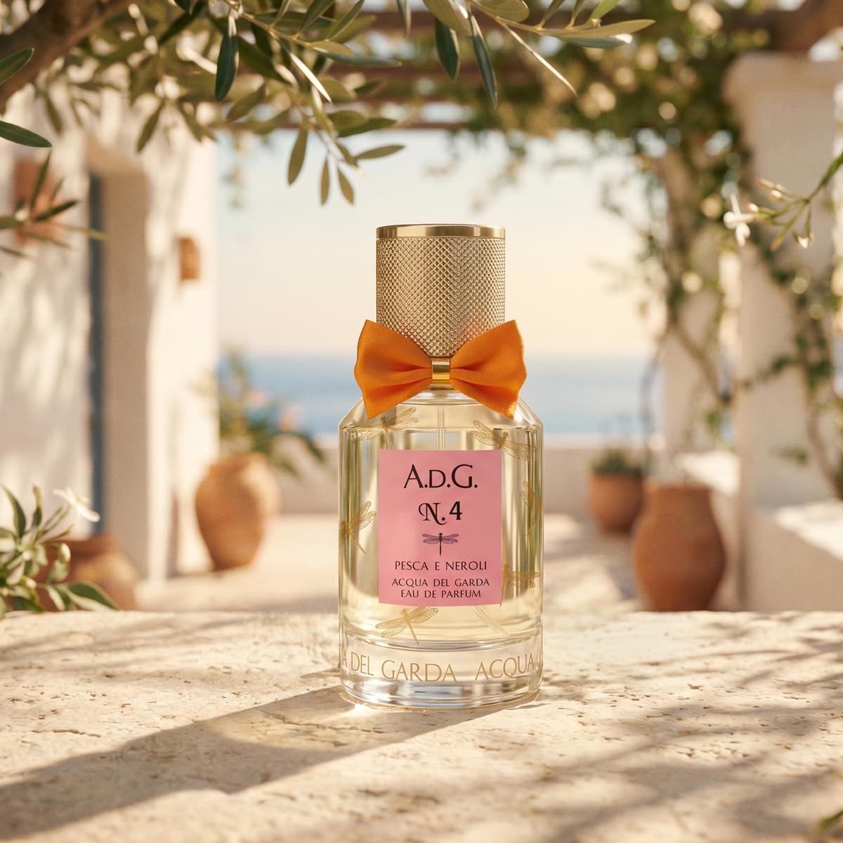 ADG N.4 Melocotón y Neroli Eau de Parfum 50 ml – Perfume afrutado floral, fragancia con notas de melocotón, neroli y almizcle – Made in Italy