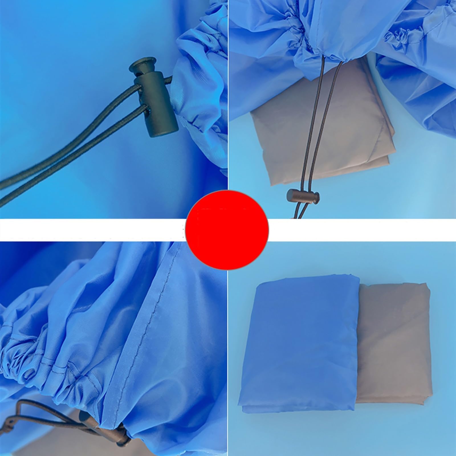 2pcs Industriale Grande Copriventilatore Antipolvere da Pavimento/da Parete Copertura Protettiva per Ventilatore, Tessuto Non Tessuto Elastico Coulisse Anti-umidità(55-61cm)
