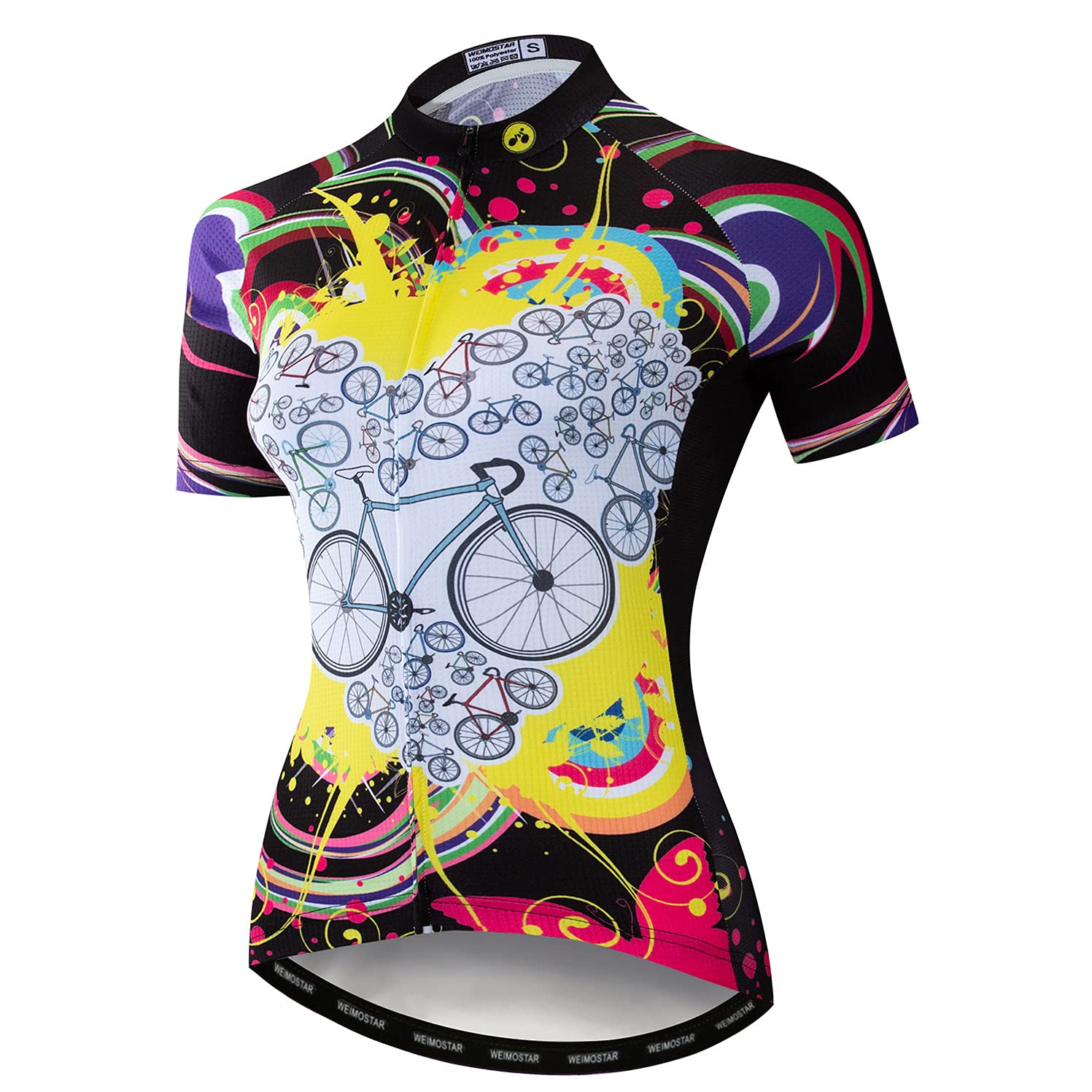 MTB Trikot Radtrikot für Damen Mountainbike Jersey Shirts Ku