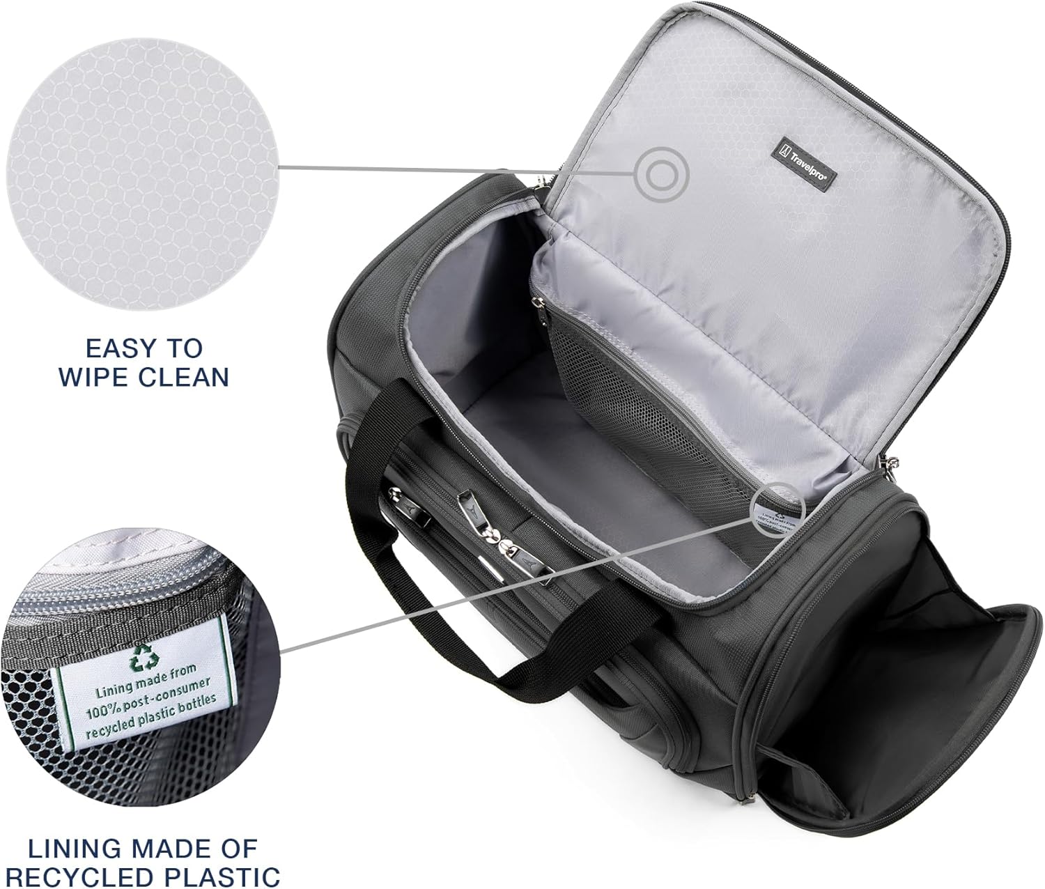 Travelpro Maxlite 5 Softside Lightweight Underseat Carry-On Travel Tote, Overnight Weekender Bag - Image 4