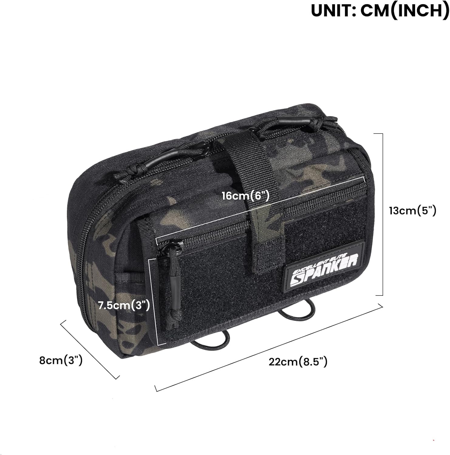 EXCELLENT ELITE SPANKER Tactical First Aid Pouch IFAK Rip Away Molle EMT Pouch Compact Admin Pouch Medical Utility Pouch Emergency Survival Kits for Tactical Vest,Backpack - Image 2