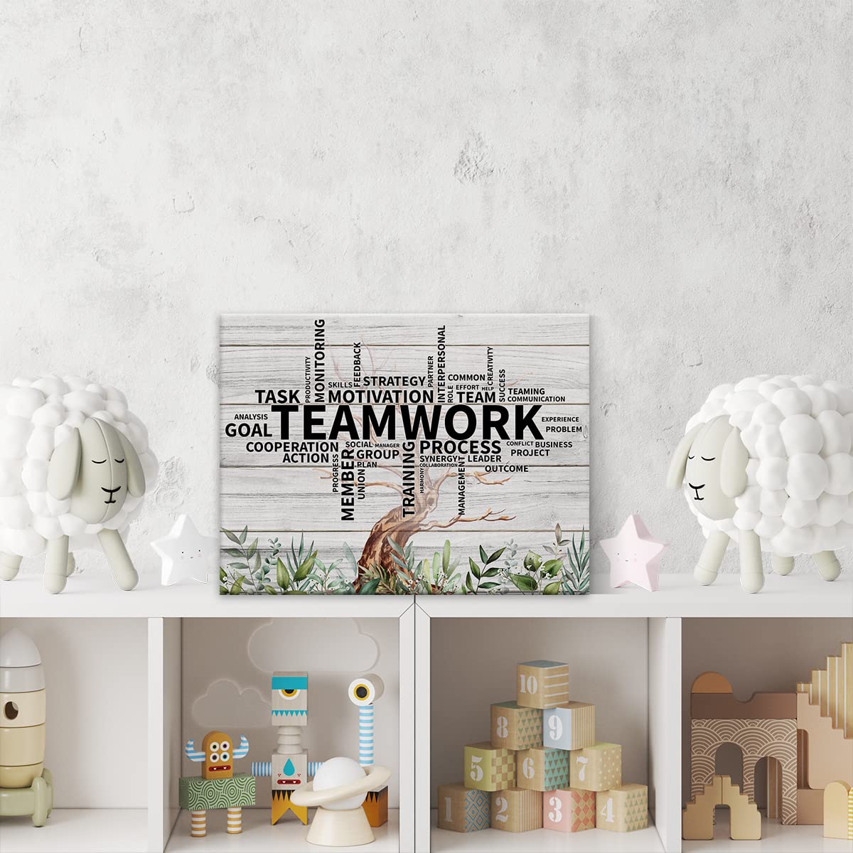 Motivations-Poster Leinwanddruck 45x60 Cm - Inspirierende Wandkunst Für Büro & Zuhause, Fertig Gerahmt