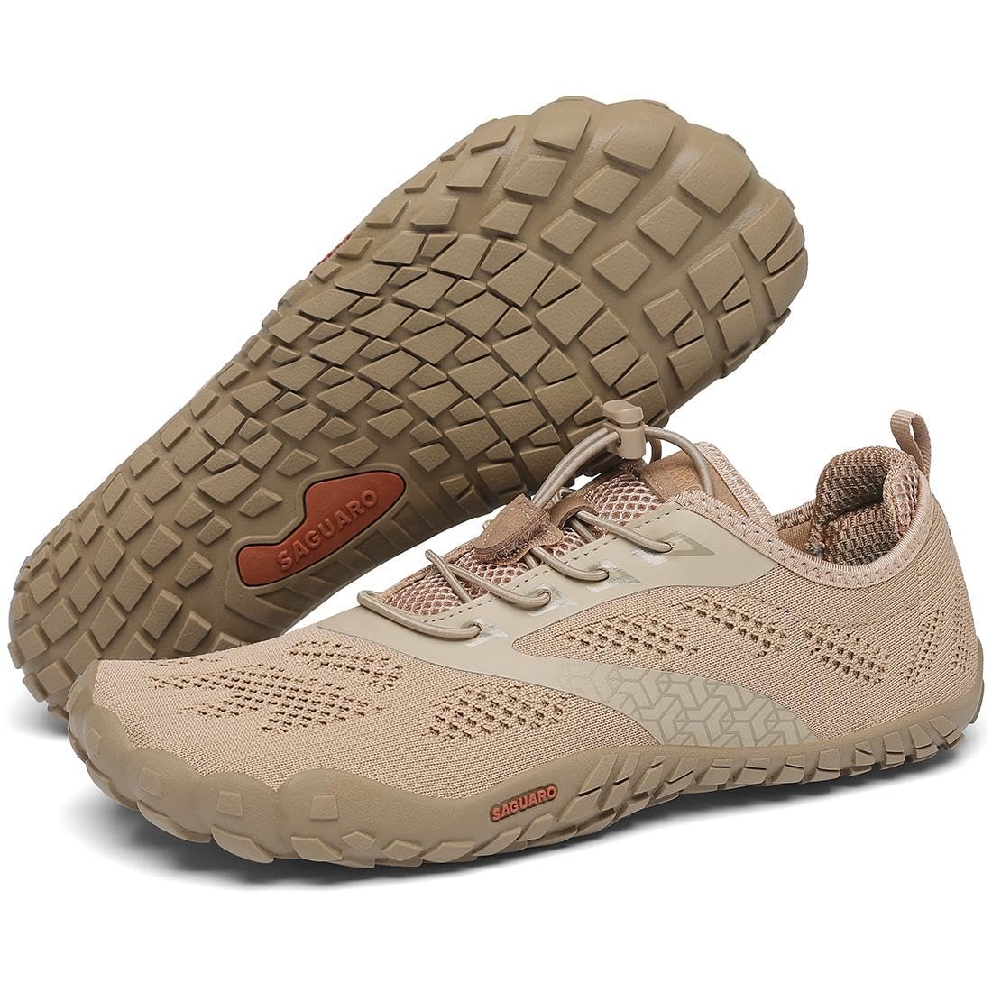 SAGUARO Scarpe Barefoot Minimaliste Uomo Donna - Scarpe Scogli Leggere Traspiranti Antiscivolo - con Padelle Larghe e Zero Gocce