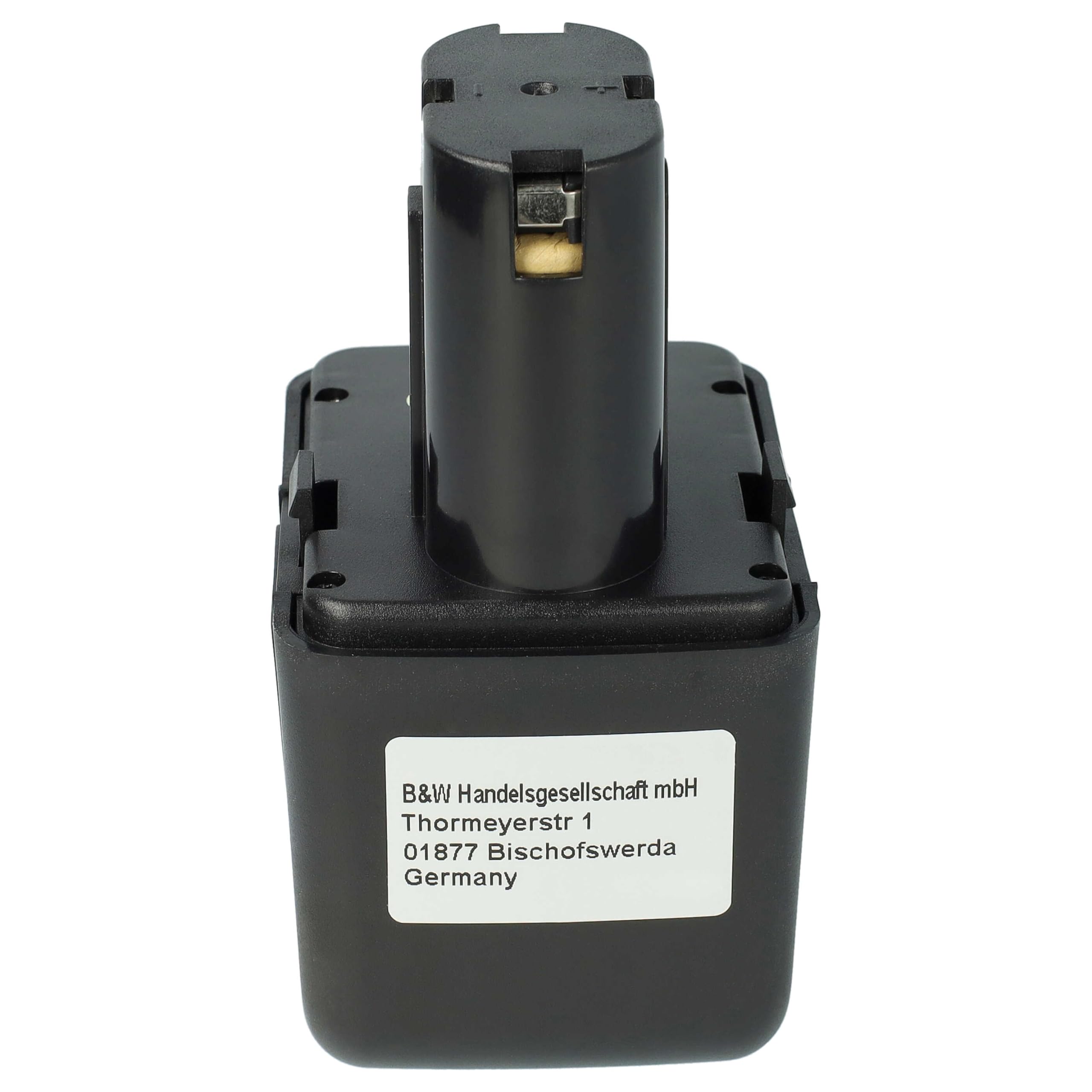 Batería reemplaza Gesipa 70291510061 para Herramientas eléctricas, Herramienta colocación Remaches Ciegos (3500 mAh, NiMH, 12 V)