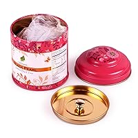 Vista 2 de LeCharm Té de perlas de jazmín negro con hojas sueltas de calidad de preio té de flores calientes con agradable aroma y efecto tónico, 4.76 oz