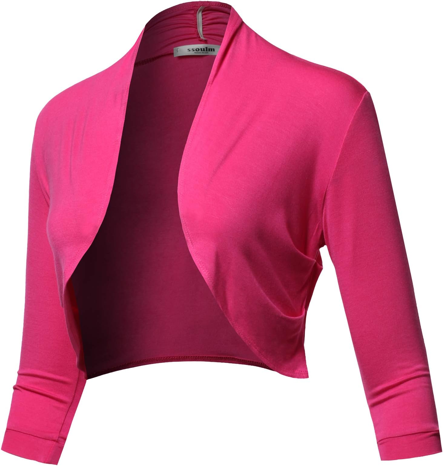Women's Open Front Knit Blazer - Stretchy Soft Cardigan Jacket for Business Casual Office, Slim Fit Lightweight Work Blazer