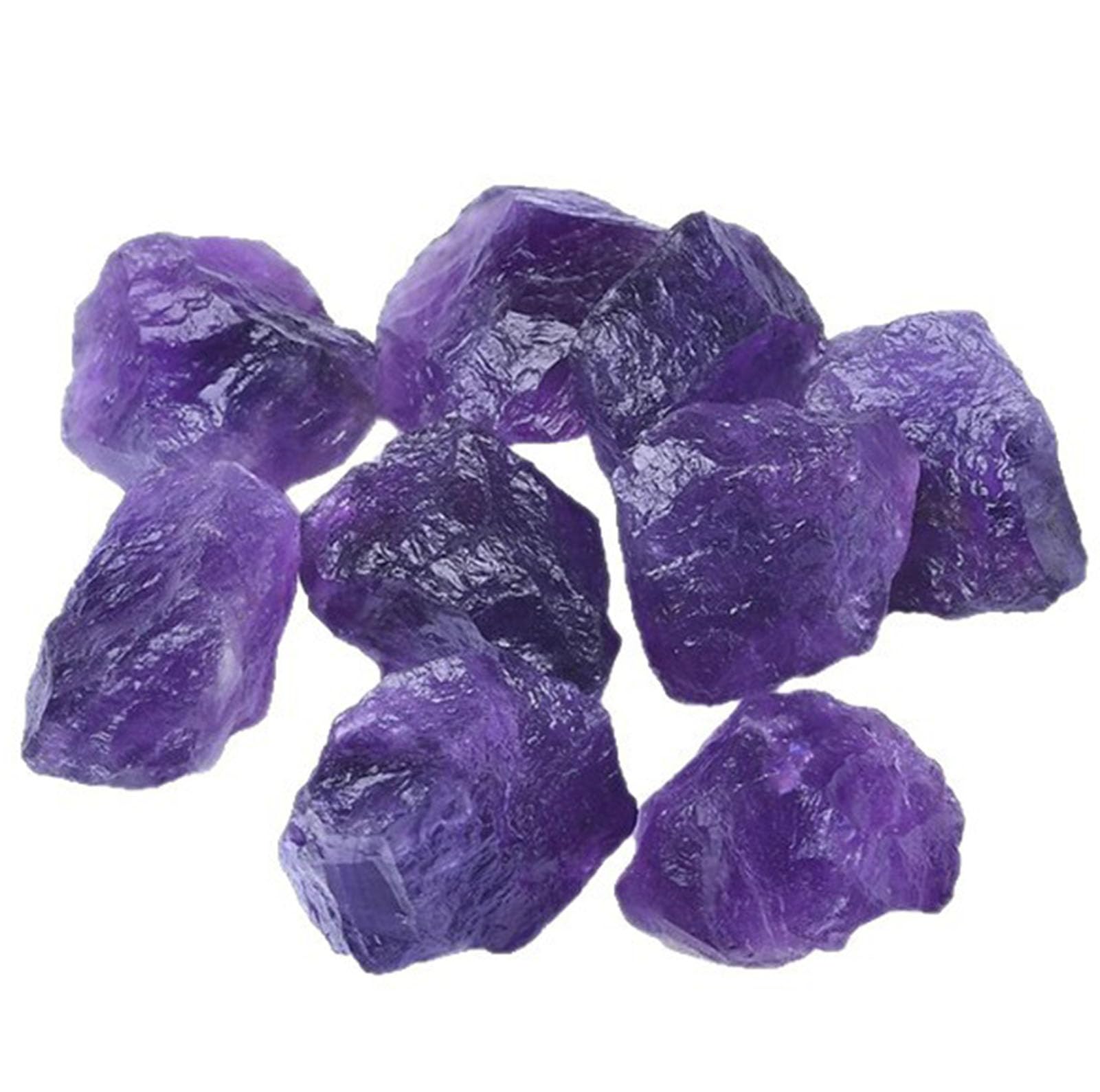 Amethyst Raw Stones, Natural Healing Crystal Bulk Rough Quartz Rocks