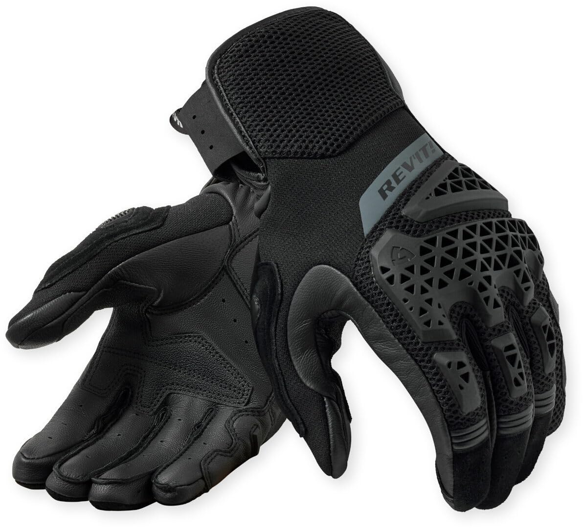 Revit Sand 5 Motorrad Handschuhe, schwarz, XL