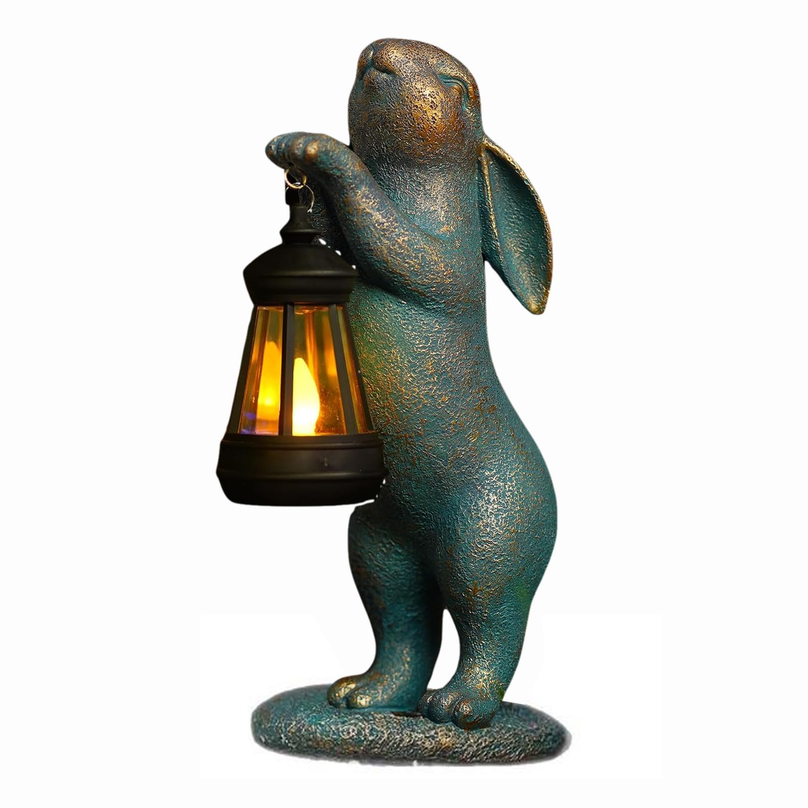 Cydzsra Light Rabbit Garden Ornaments Outdoor With Solar S Garden Statues Outdoor Decorations Yard Lawn Gifts Birthday Easter Solar S Ornaments