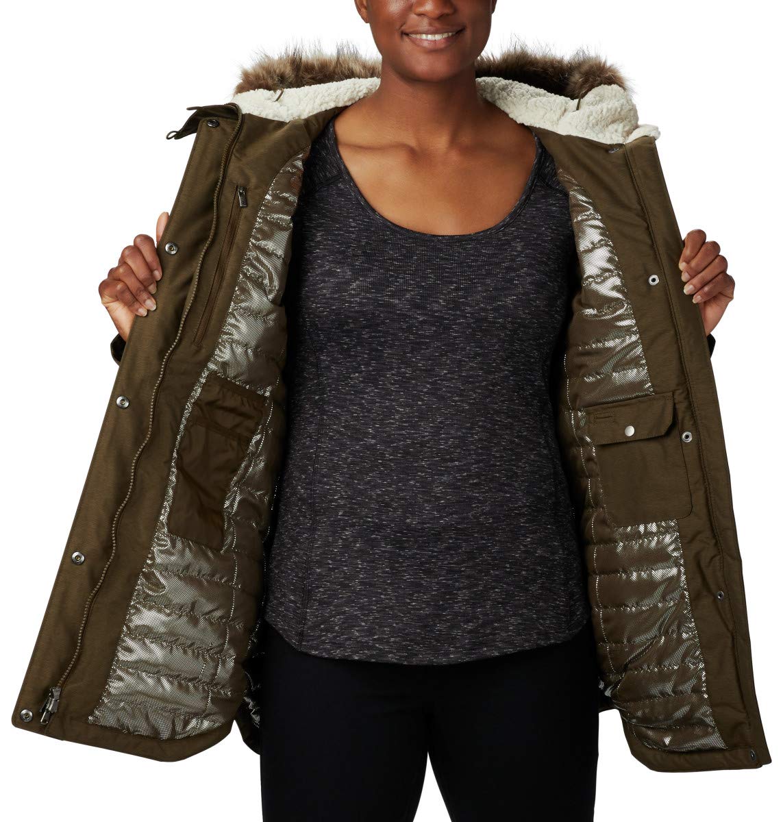 COR22 Columbia Carson Pass II Jacket, Giacche (3-in-1) Donna, Mineral Pink, L