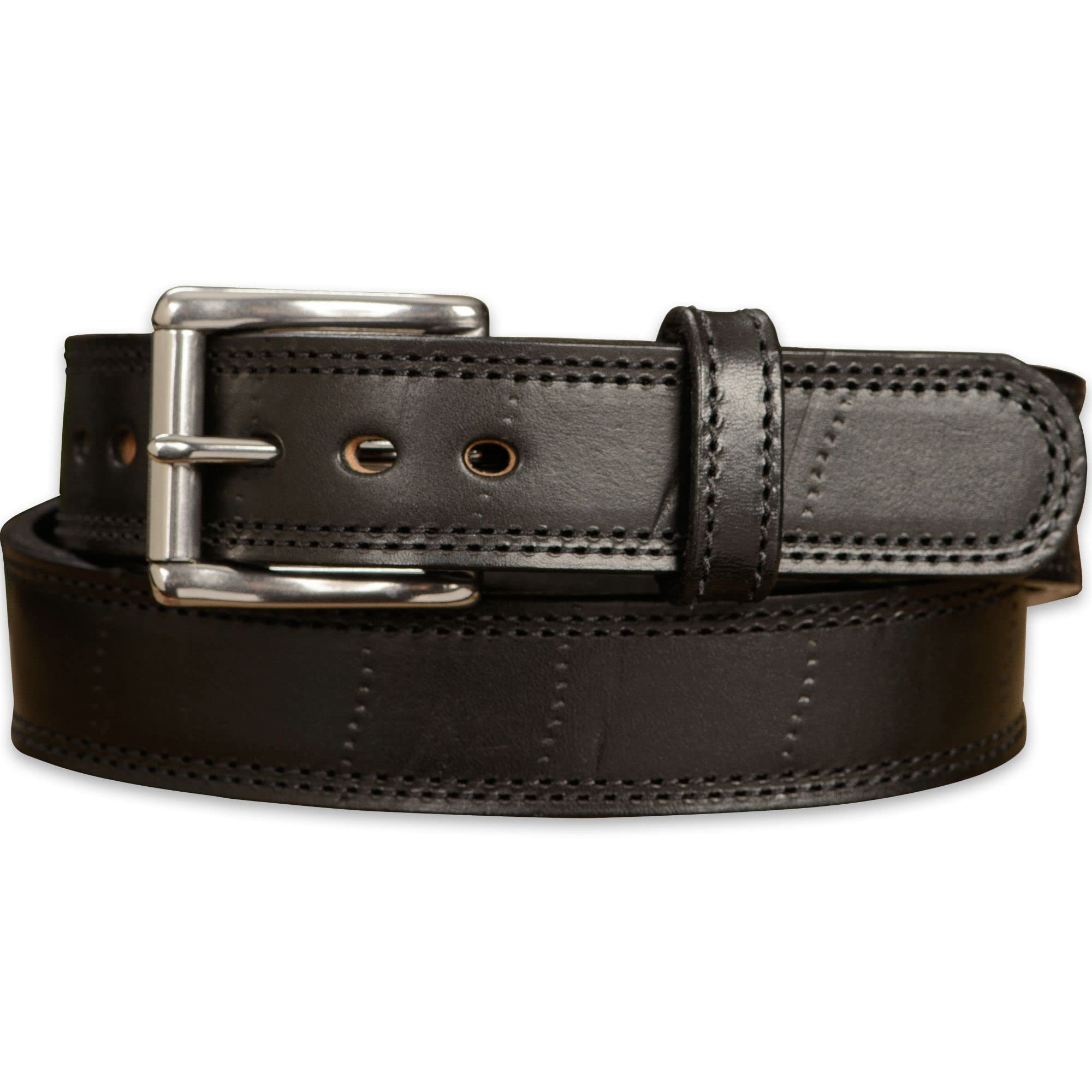Bullhide Belts Mens Leather Belt Casual Distressed 1 50 Wide