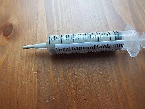 Miniatura 9 de TechDiamondTools Pasta lapidaria de diamante compuesto de pulido de grano 600 malla de 22-36 micras, pasta lapidaria para cristal de roca, joyería