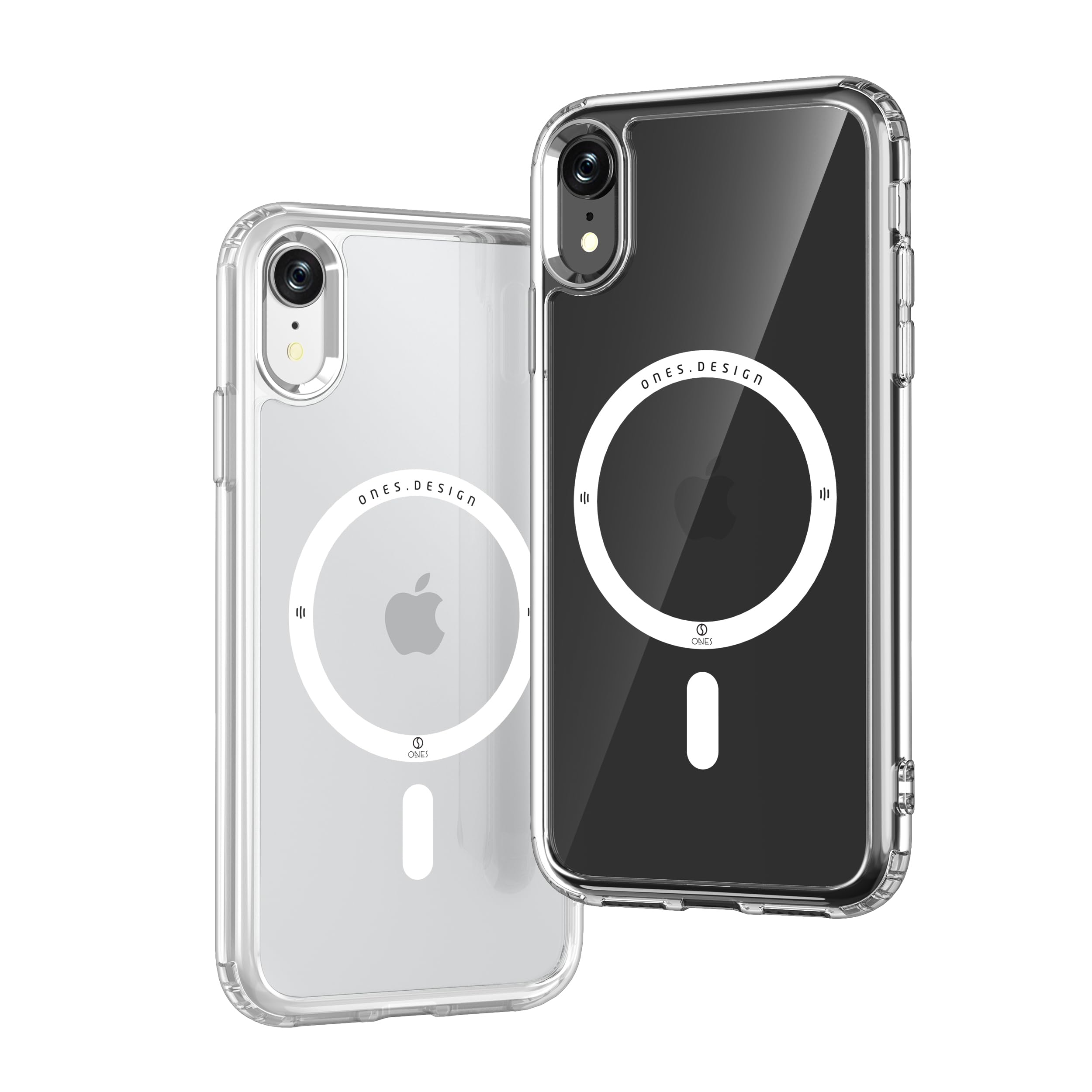 ONES for iPhone XR Case, Hybrid Magnetic Phone Case, Compatible with MagSafe, Military Grade Protection, Shockproof Airbag, Anti-Yellow Silicone Cover