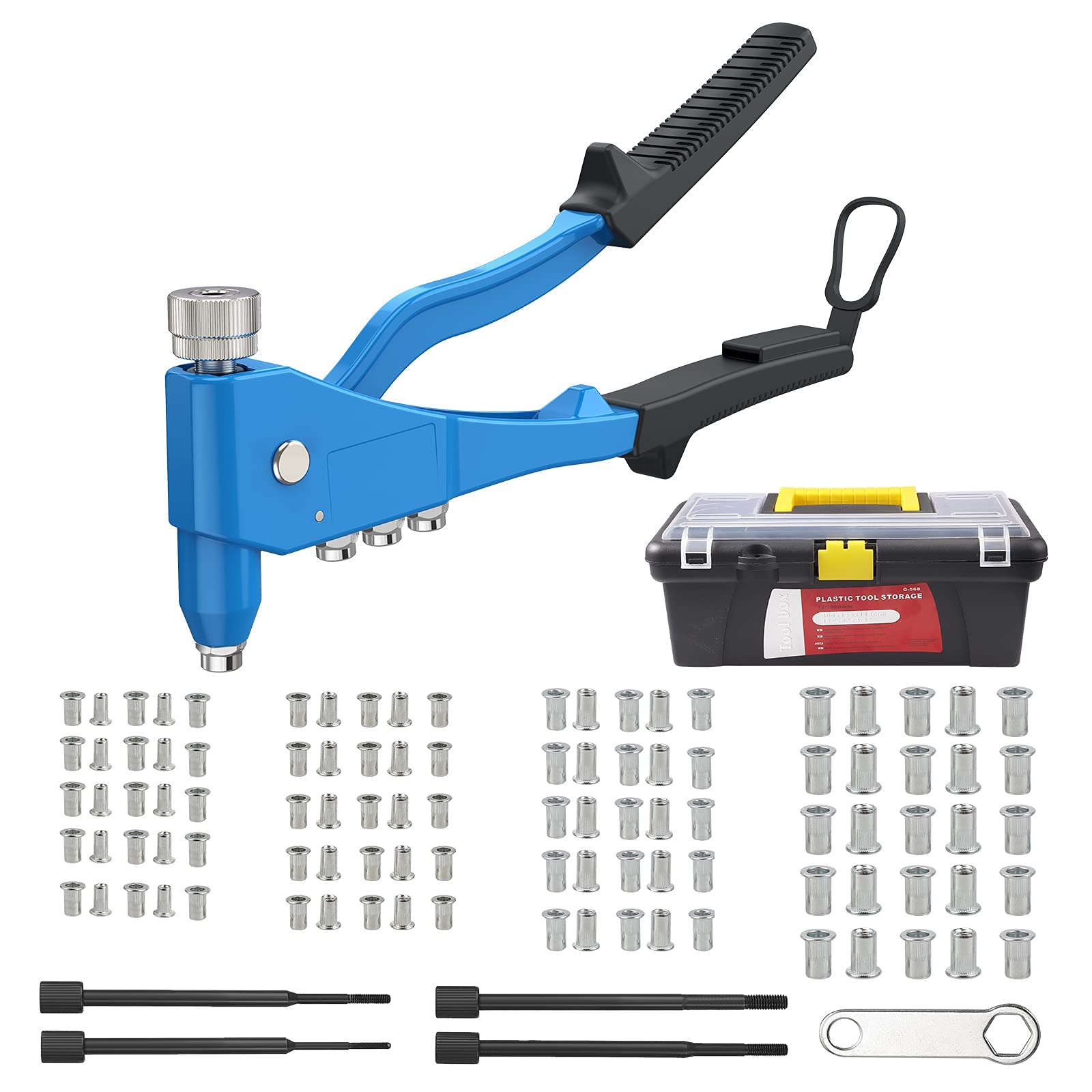 Buy Rivet Nut ,eSynic Professional 10" Hand Riveter Nut Heavy Duty Hand