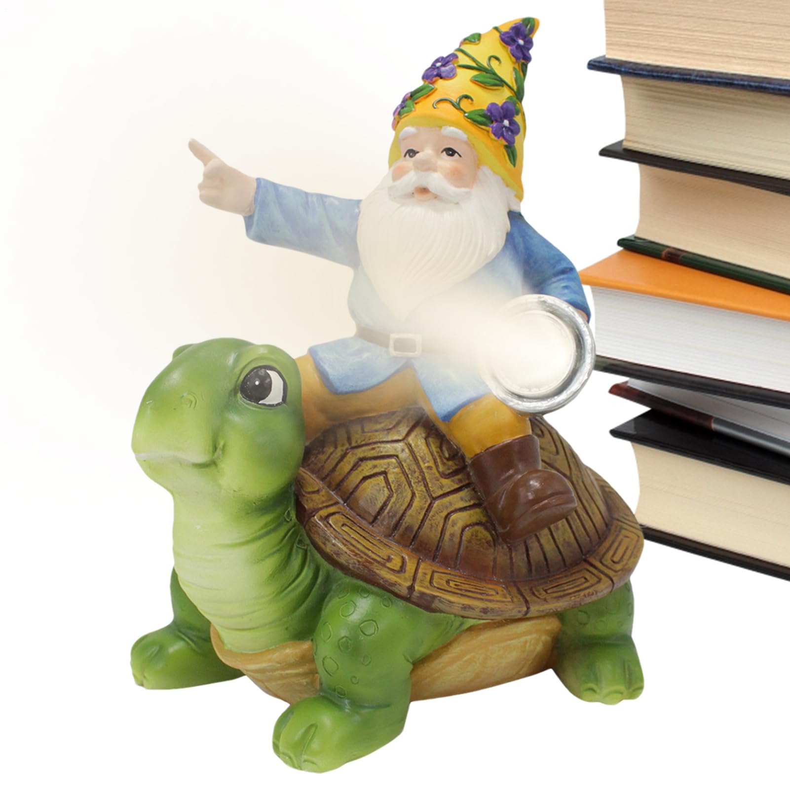 Nain de jardin solaire et tortue pour illuminer vos soirées en terrasse