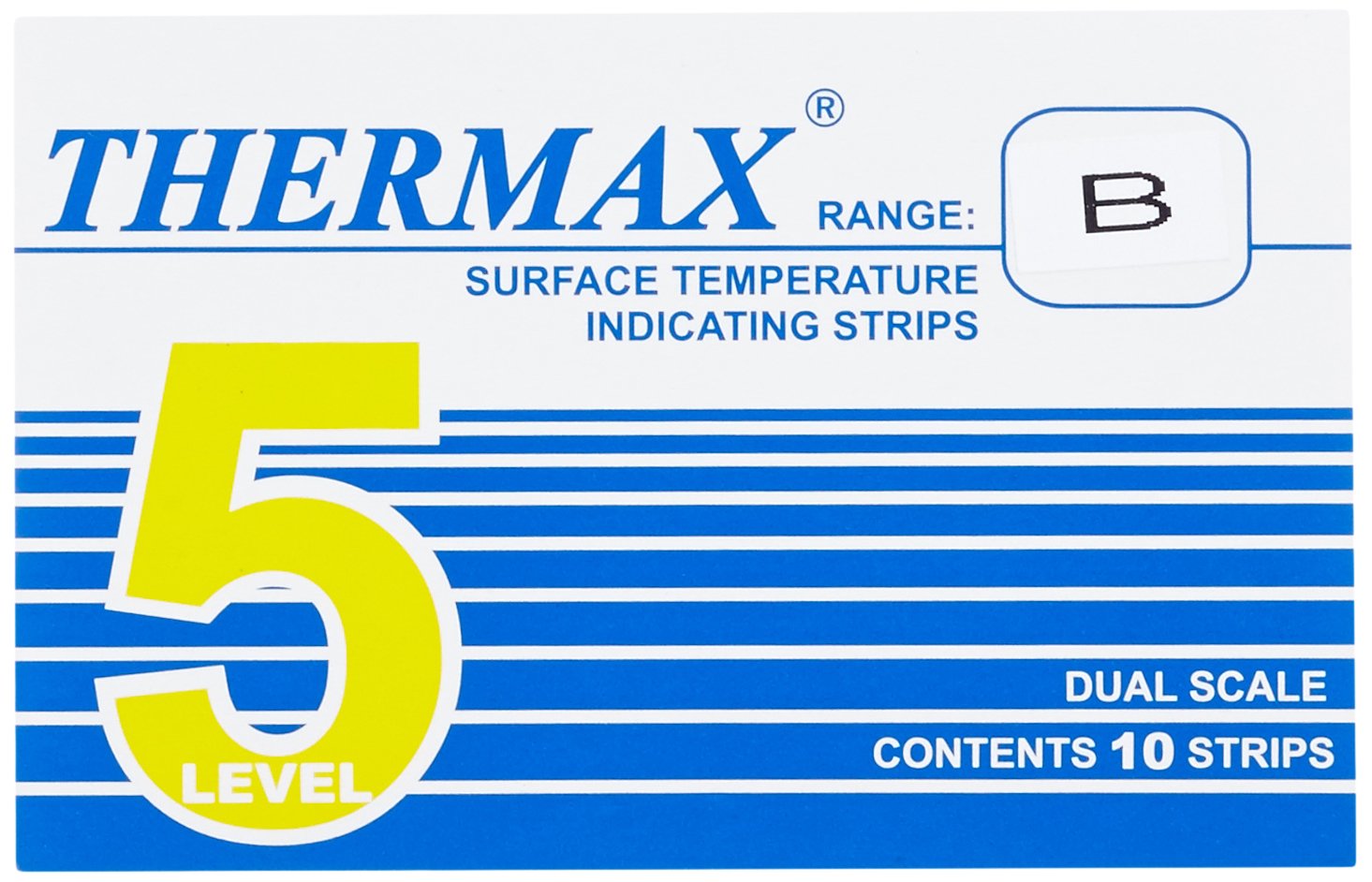 neoLab 3-1912 - Strisce di misurazione della temperatura, da 49 °C a 71 °C (confezione da 10)
