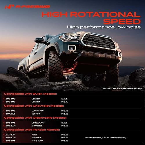 Miniatura 2 de A-Premium Bomba de dirección asistida, con depósito, compatible con modelos Buick & Chevrolet y Oldsmobile y Pontiac - 1996-2005 - Century, Lumina