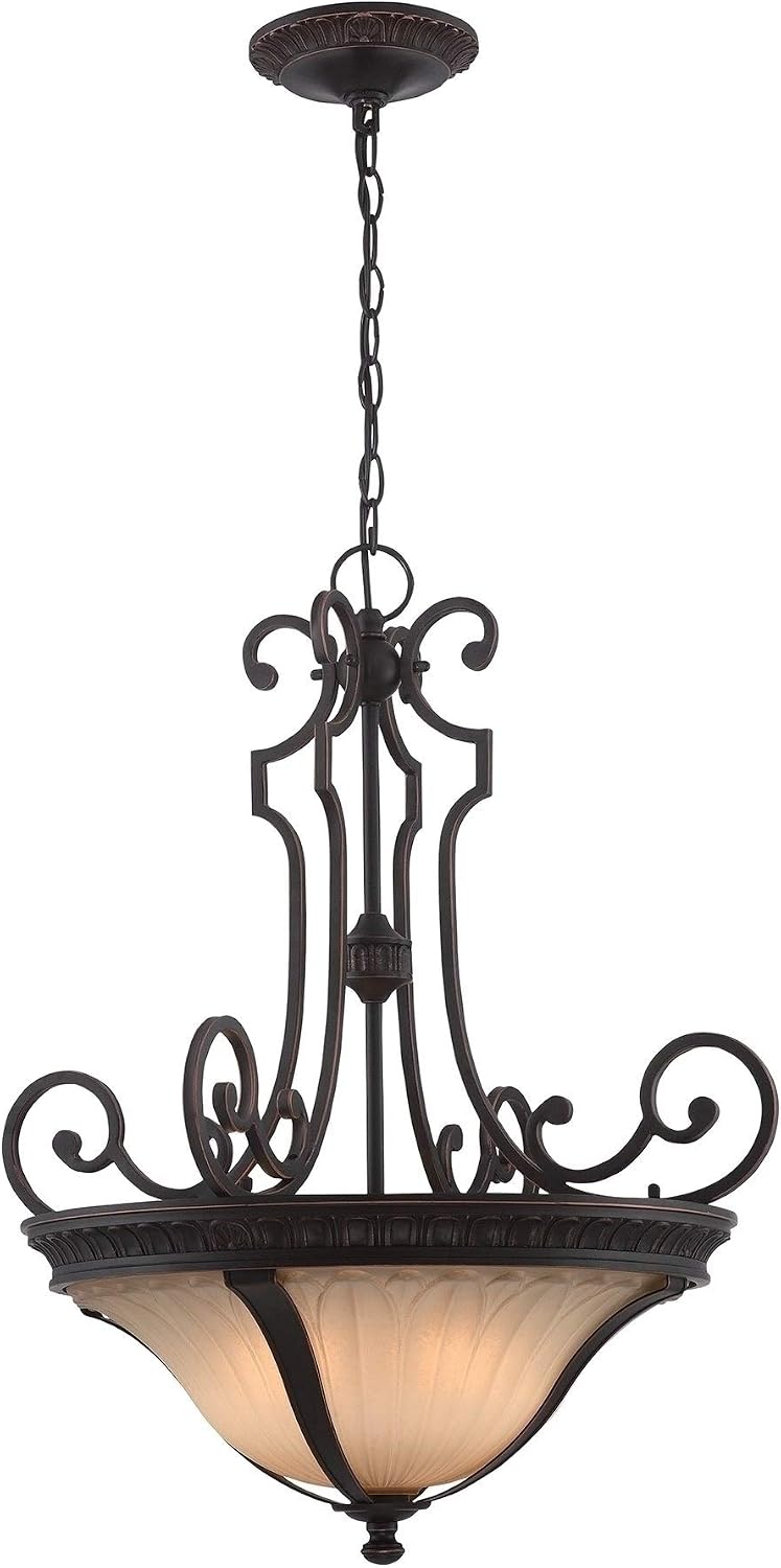 New Deal Lite Source C71350 Crescentia Pendant, Antique Bronze Super Sale π Lite Source C71350 Crescentia Pendant, Antique Bronze