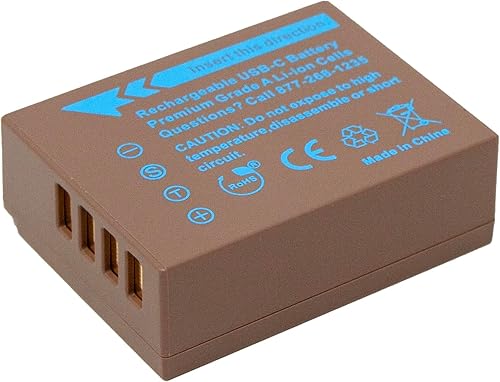 Miniatura 7 de Wasabi Power Batería USB (Serie Ginger) para Fujifilm NP-W126, NP-W126S Batería para Fuji X-T100, X-T200, X-S10, X-A3, X-A5, X-A10, X-E2S, X-E3, 4,