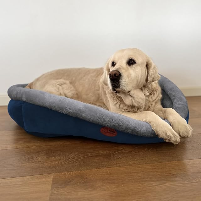 Foto 3 de 6 de PATAM Cama para Perros y Gatos para Interior, Suave y Antideslizante, Funda Lavable a máquina