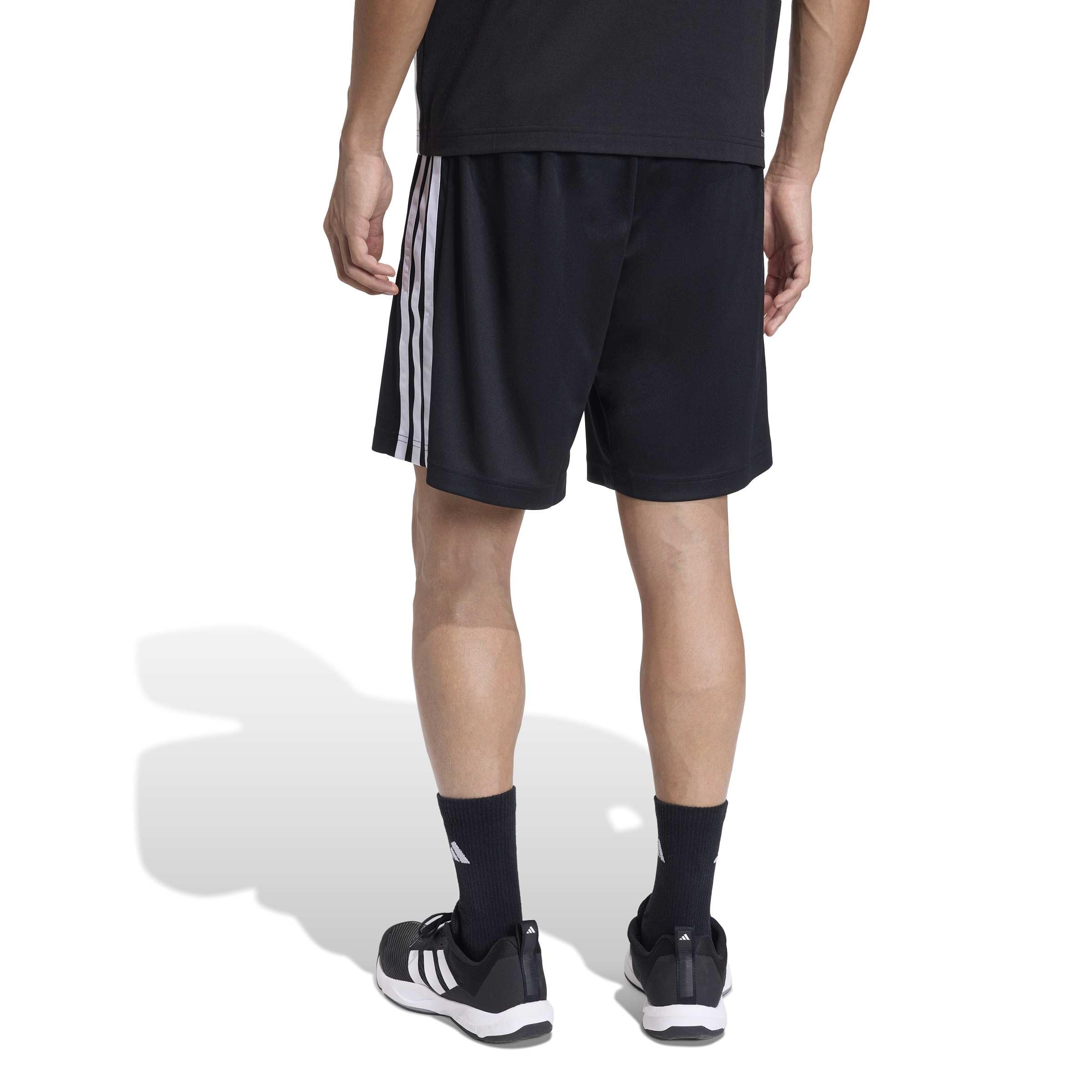 adidas Workout Essentials Base 3-Stripes Pique Short 9inch Herren