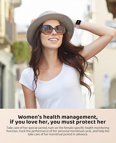 Miniatura 3 de Reloj inteligente para parejas de San Valentín para hombres y mujeres, rastreador de actividad física con llamada Bluetooth de 1.91 pulgadas,