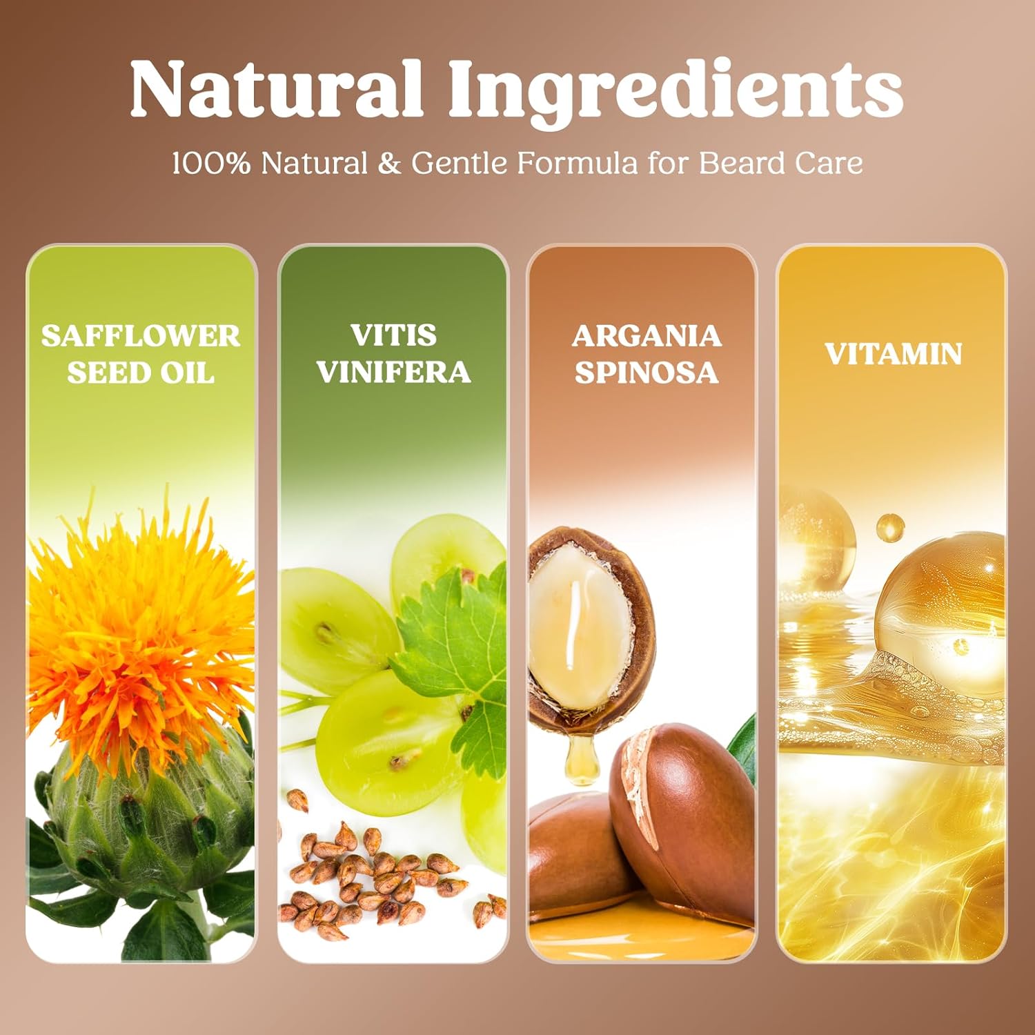 Beard Oil Set – 6 Unique Scents, All-Natural Ingredients for a Healthy, Nourished Beard, Idea Gift for Men Birthdays, Father’s Day & Christmas. - Image 2