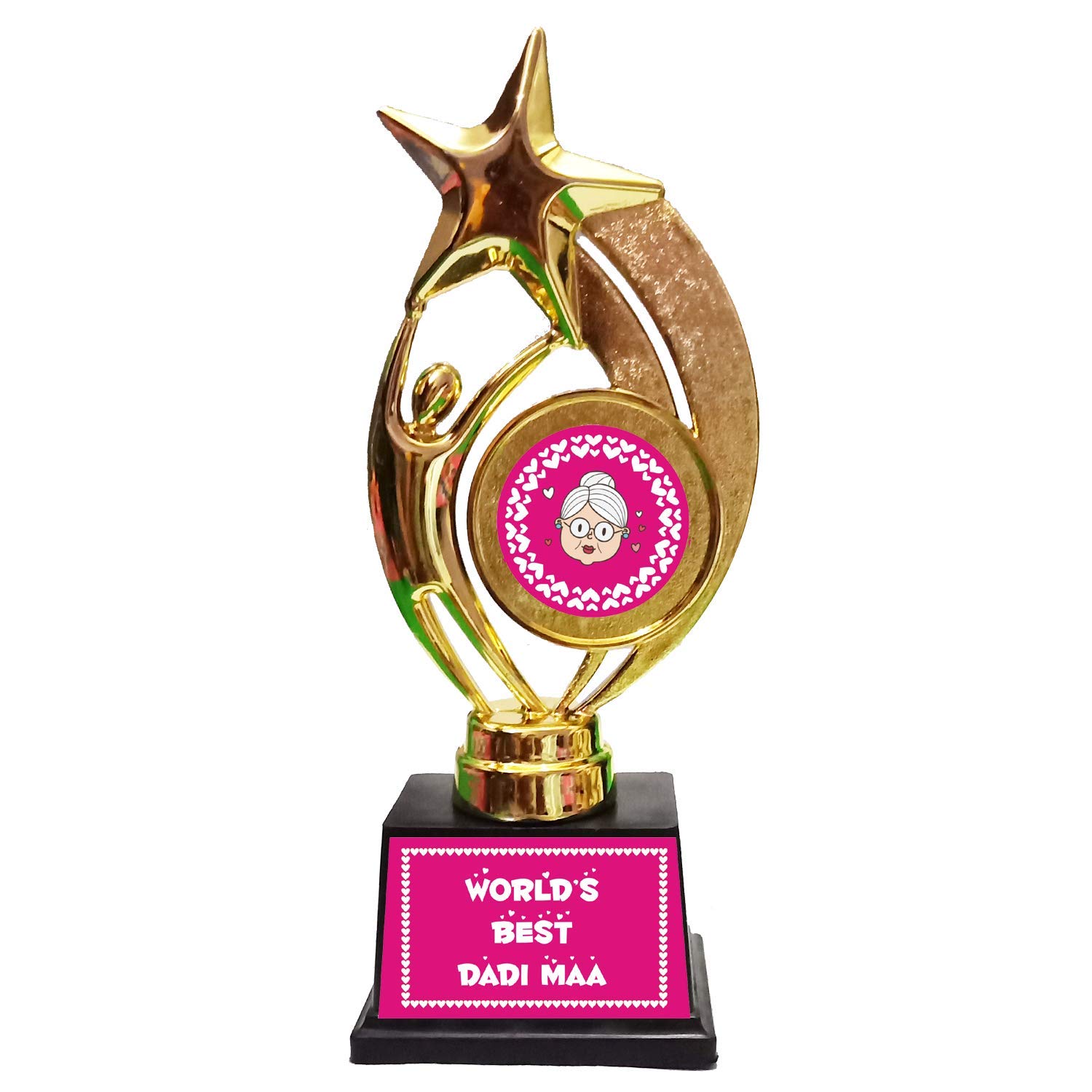 Family Shoping for Microfiber Grandmaa Worlds Best Dadi Maa Trophy Medal Award for Mother (White) (B07QR73Q76) Amazon Price History, Amazon Price Tracker