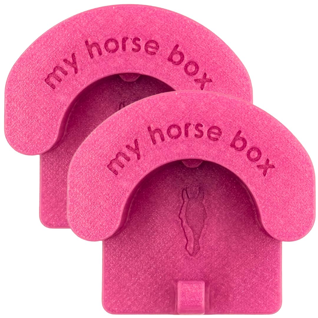My Horse Box - Magnetic Bridle Holder - Pack of Two Light Pink