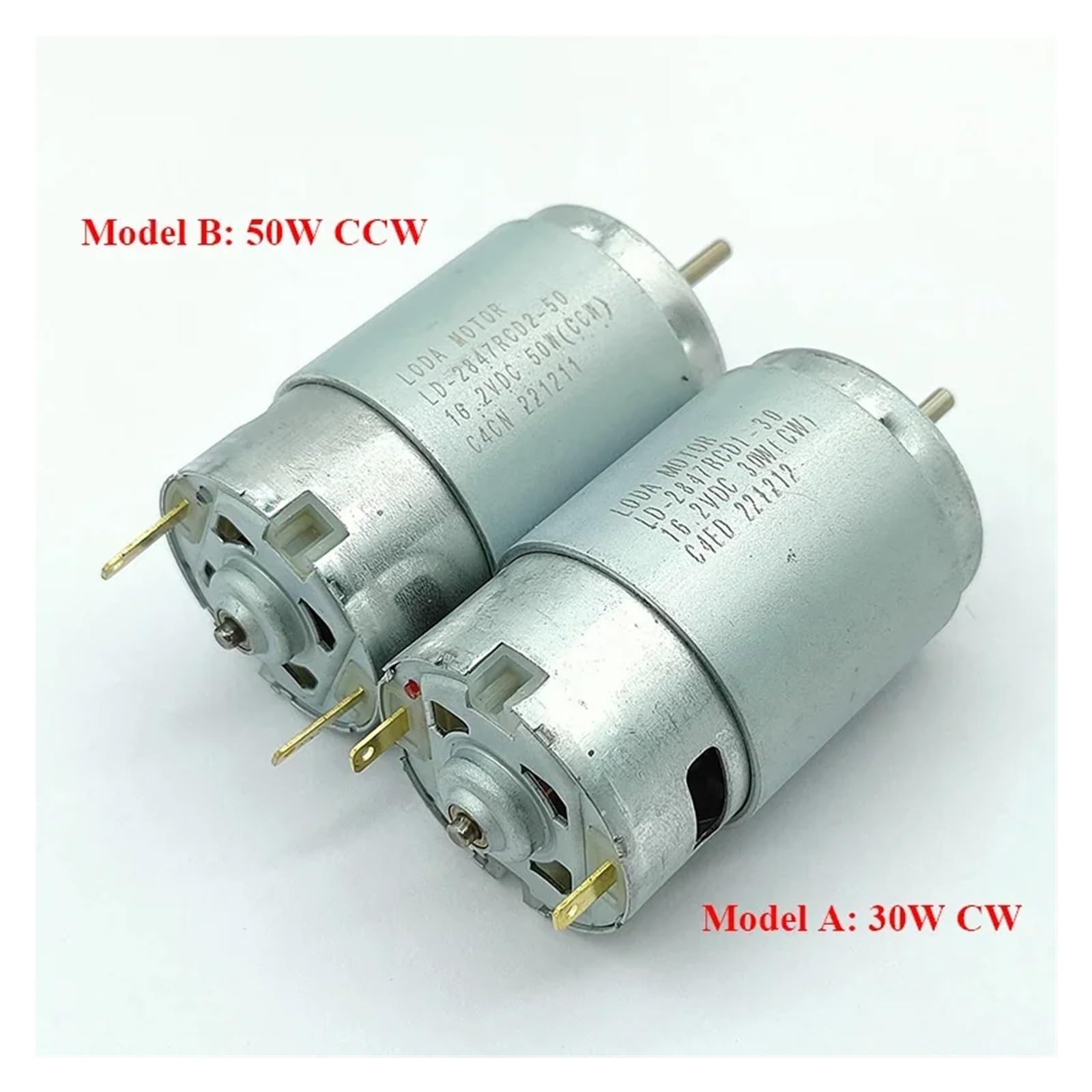 Moteur Électrique RS-395 28 Mm CC 12 V 14,4 V 16,2 V 18 V 24 V, Moteur À