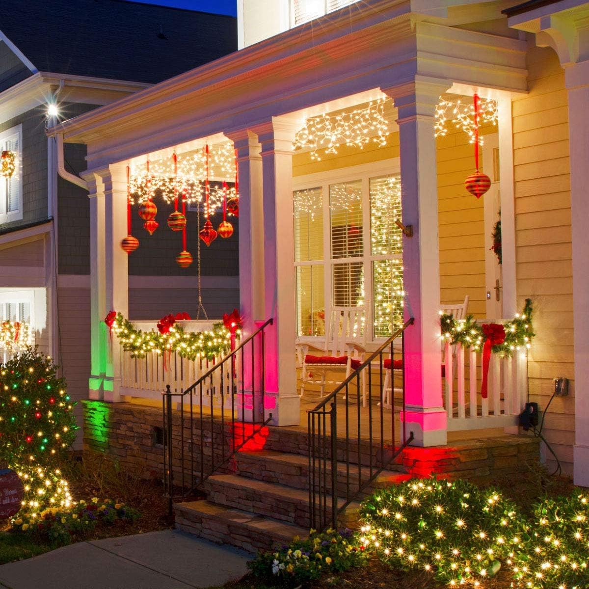 LE Stringa Luci LED, 10m 100 LED, Luci Fatate Filo di Rame Esterno Impermeabile IP65, Catena Luminosa LED Bianco Caldo 3000K per Decorazioni Interne ed Esterne, Halloween, Natale, Matrimonio, Festa