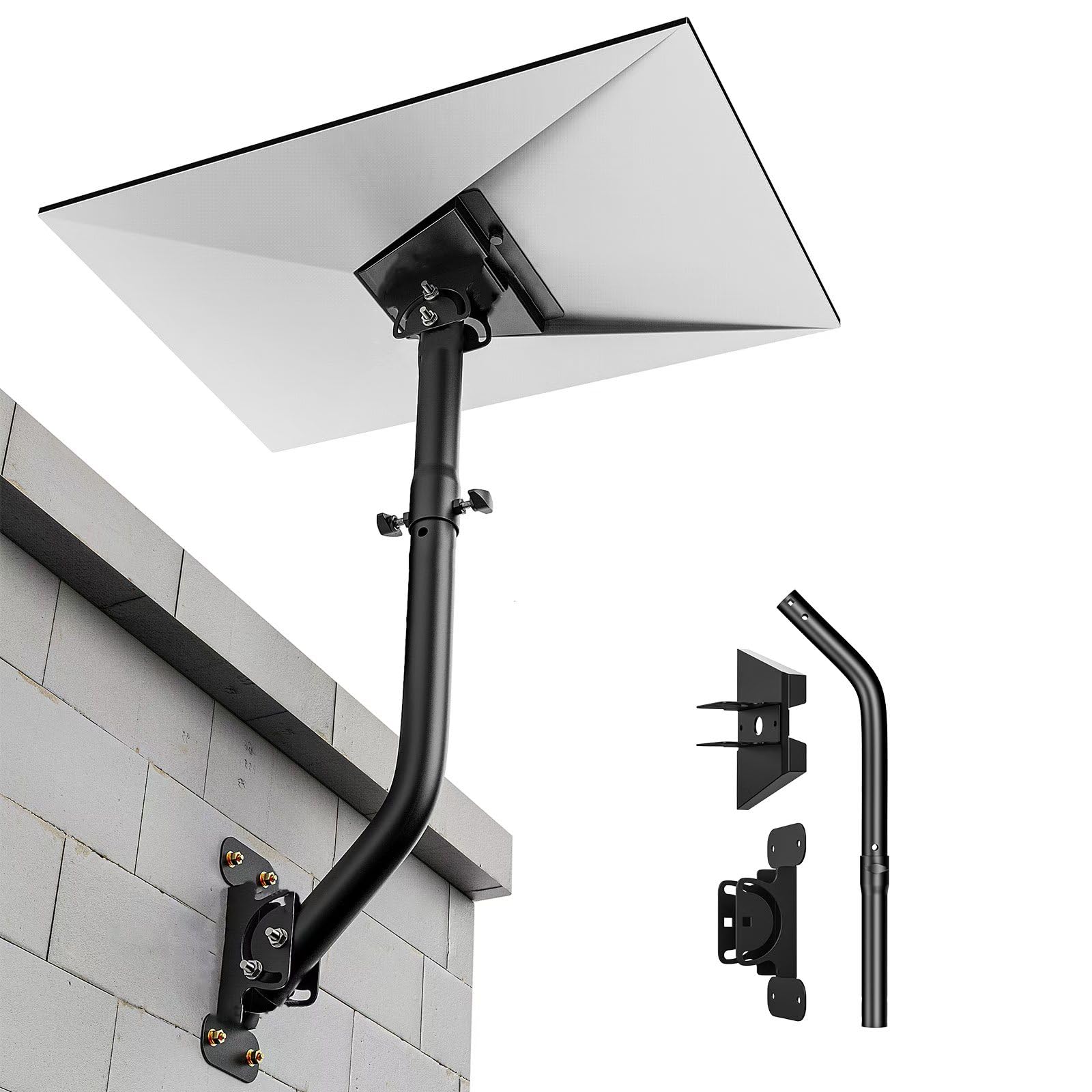 Starlink Gen 3 Mount 360° réglable V3 Starlink Kit de montage mural Starlink Gen3 avec adaptateur de tuyau Starlink Gen 3 pour kit Internet Starlink Gen3 Satellite