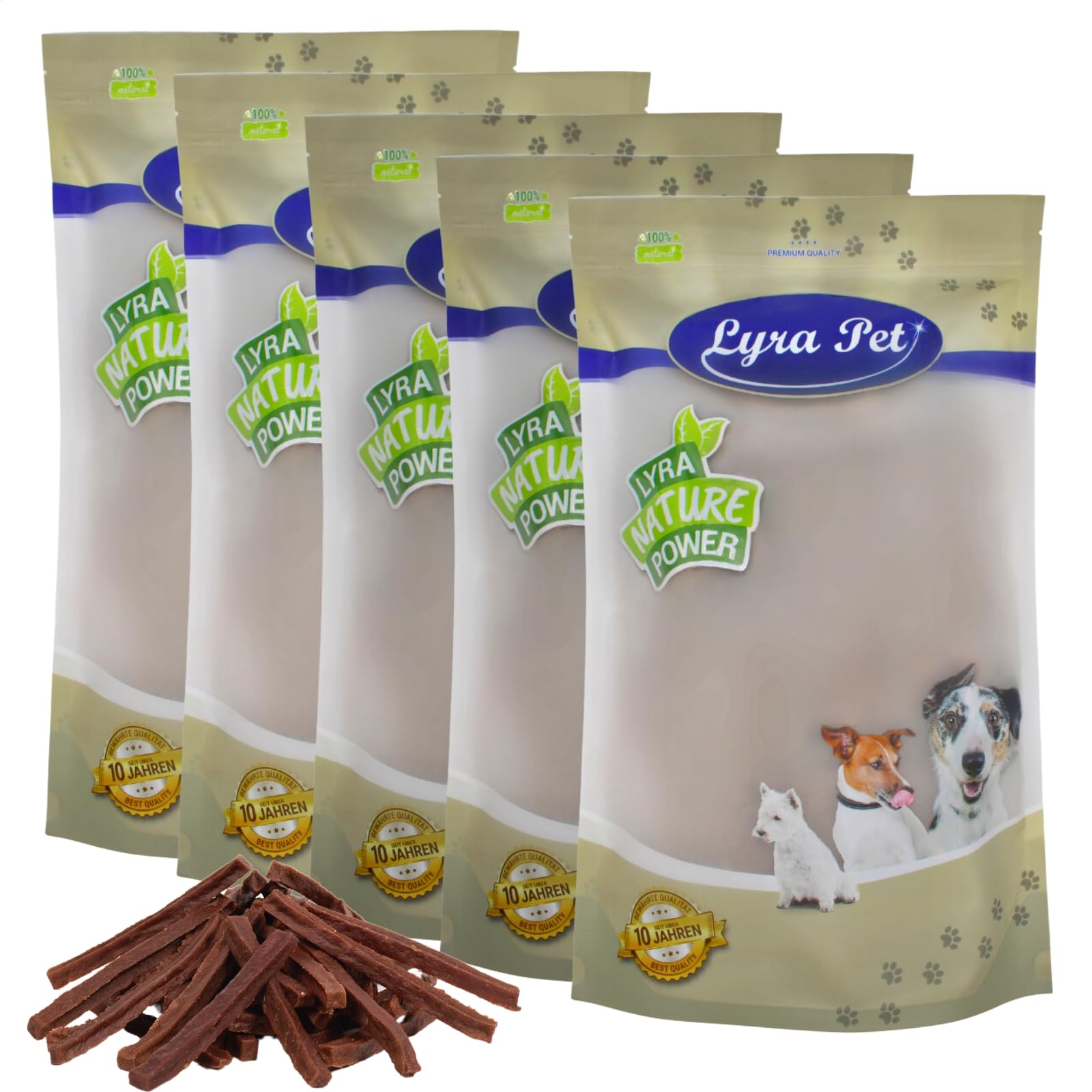 Getrocknete Pferdestrossen Als Hundesnack – 5 Kg Beutel | Natürlicher Kauartikel