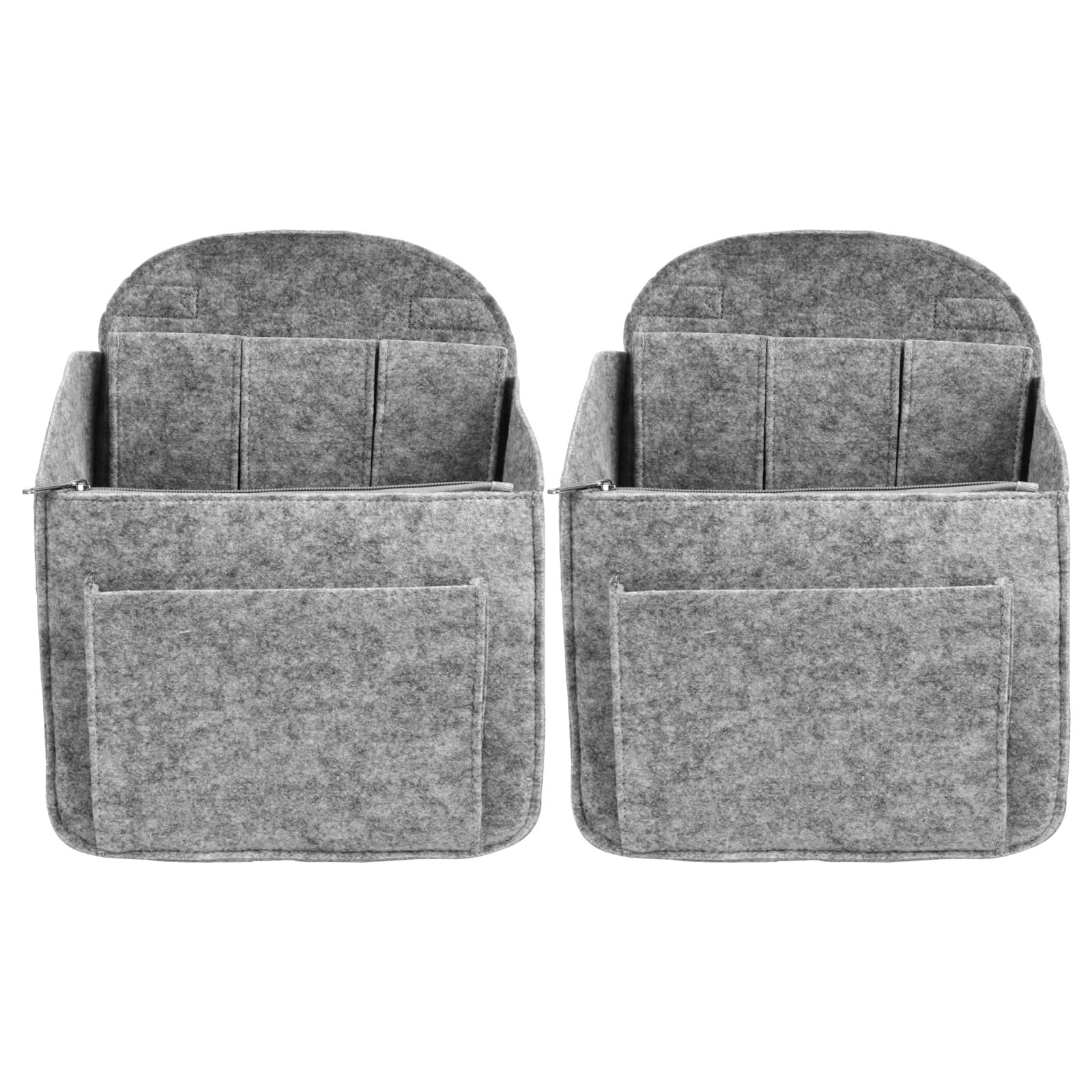OUNONA 2 organizadores de bolsos, separadores de mochilas (gris) - Bolsa de viaje para hombre y mujer, bolso de hombro, bolsa de almacenamiento interior