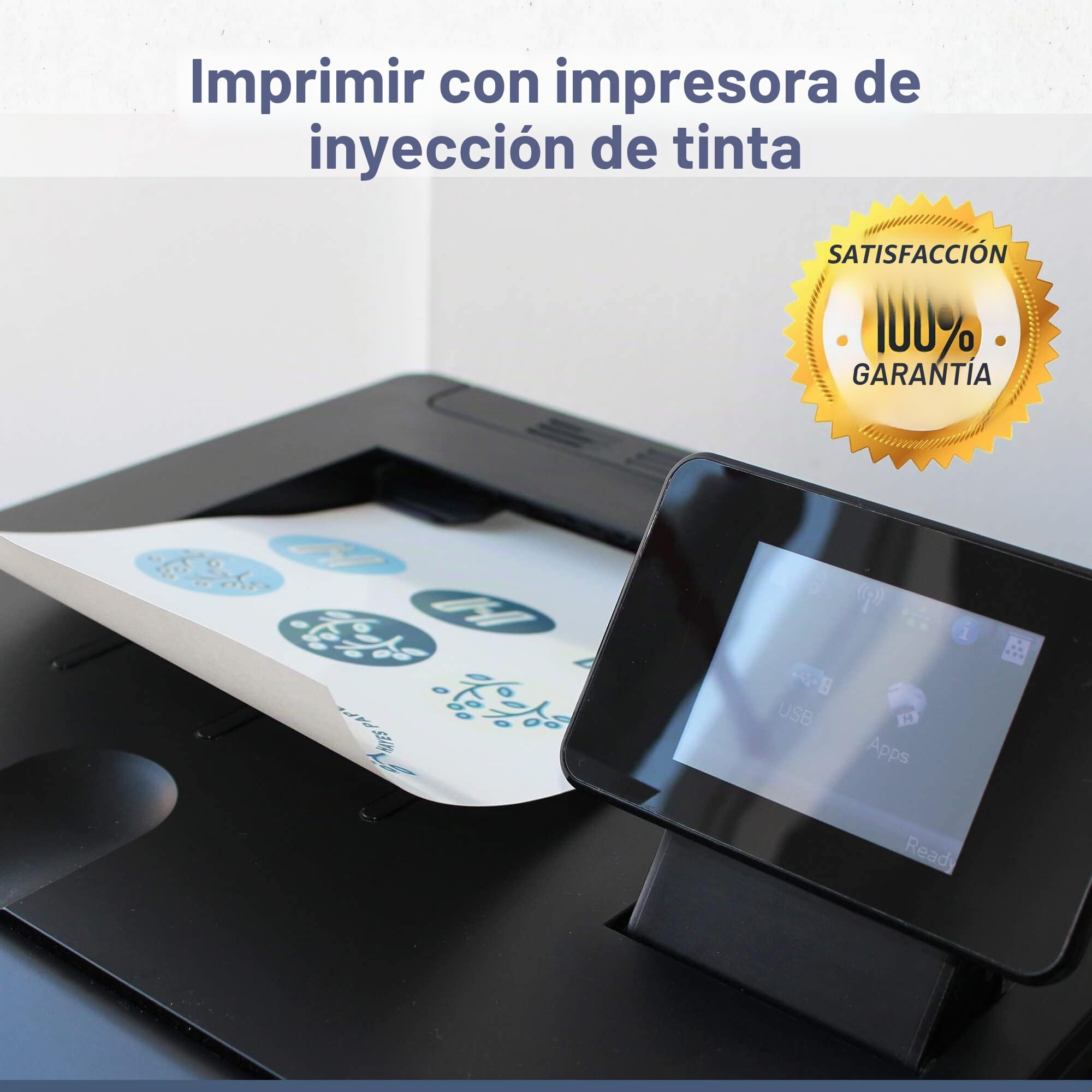 Hayes Paper Papel Transfer al Agua Blanco – 20 Hojas de Papel Calco al Agua Hidroimpresión Imprimibles Tamaño A4