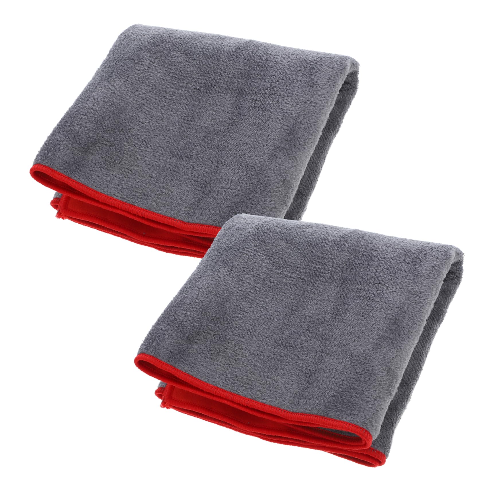 Holibanna 2pcs Ultra-Absorbent Car Drying Towels Reusable Cleaning Cloths for Cars Trucks Suvs Quick Drying and Lightweight for Vehicle Polishing and Maintenance