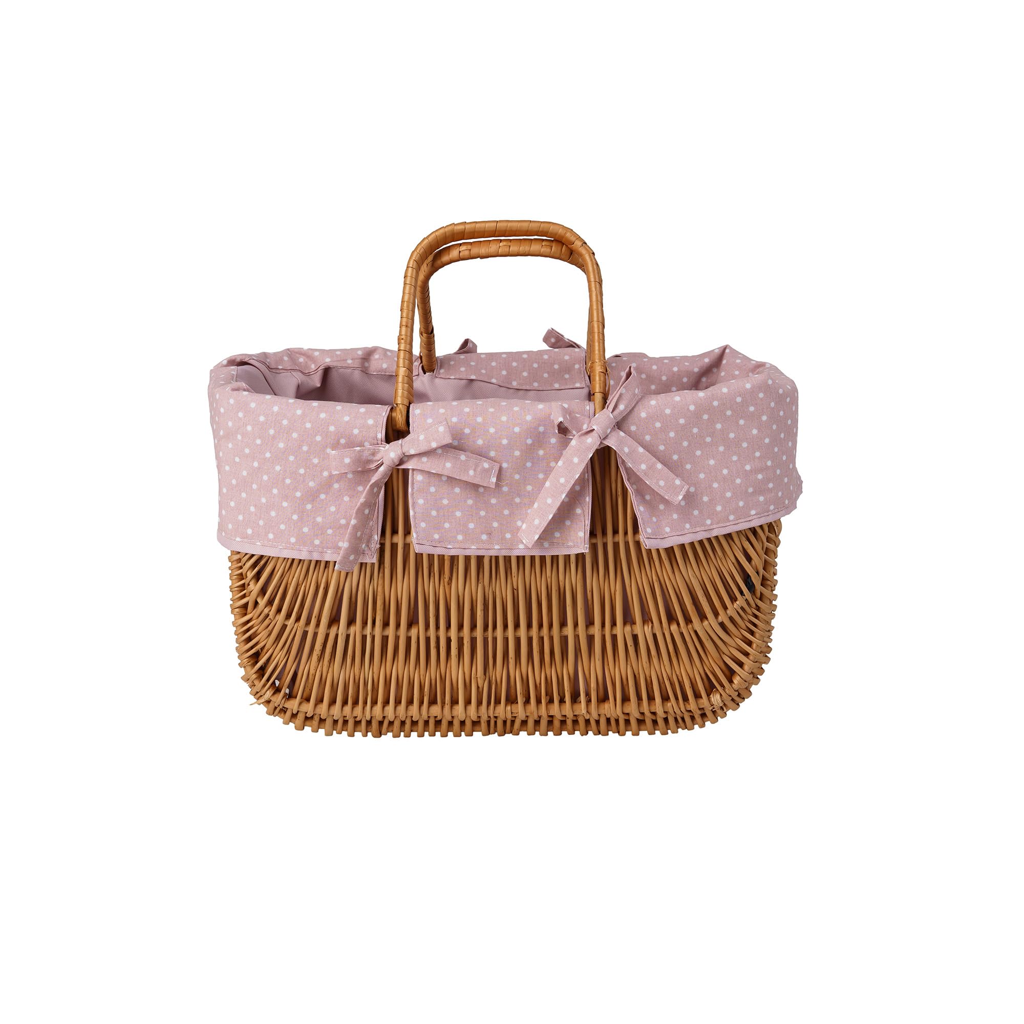 Panier de Bicyclette,Panier à vélo en Osier, Fixation à l'avant du vélo, Sac de vélo, Petit Panier à vélo