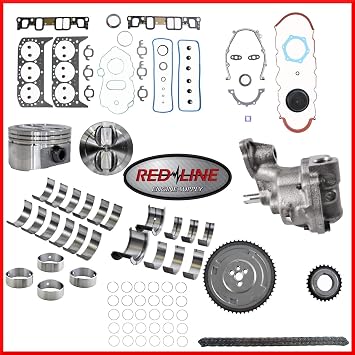Engine Rebuild Overhaul Kit FITS 2007-2013 GMC Chevrolet Silverado Sierra Blazer Jimmy S-10 Express Astro 4.3L 262 OHV L6 12V VIN B,N,W,X,Z
