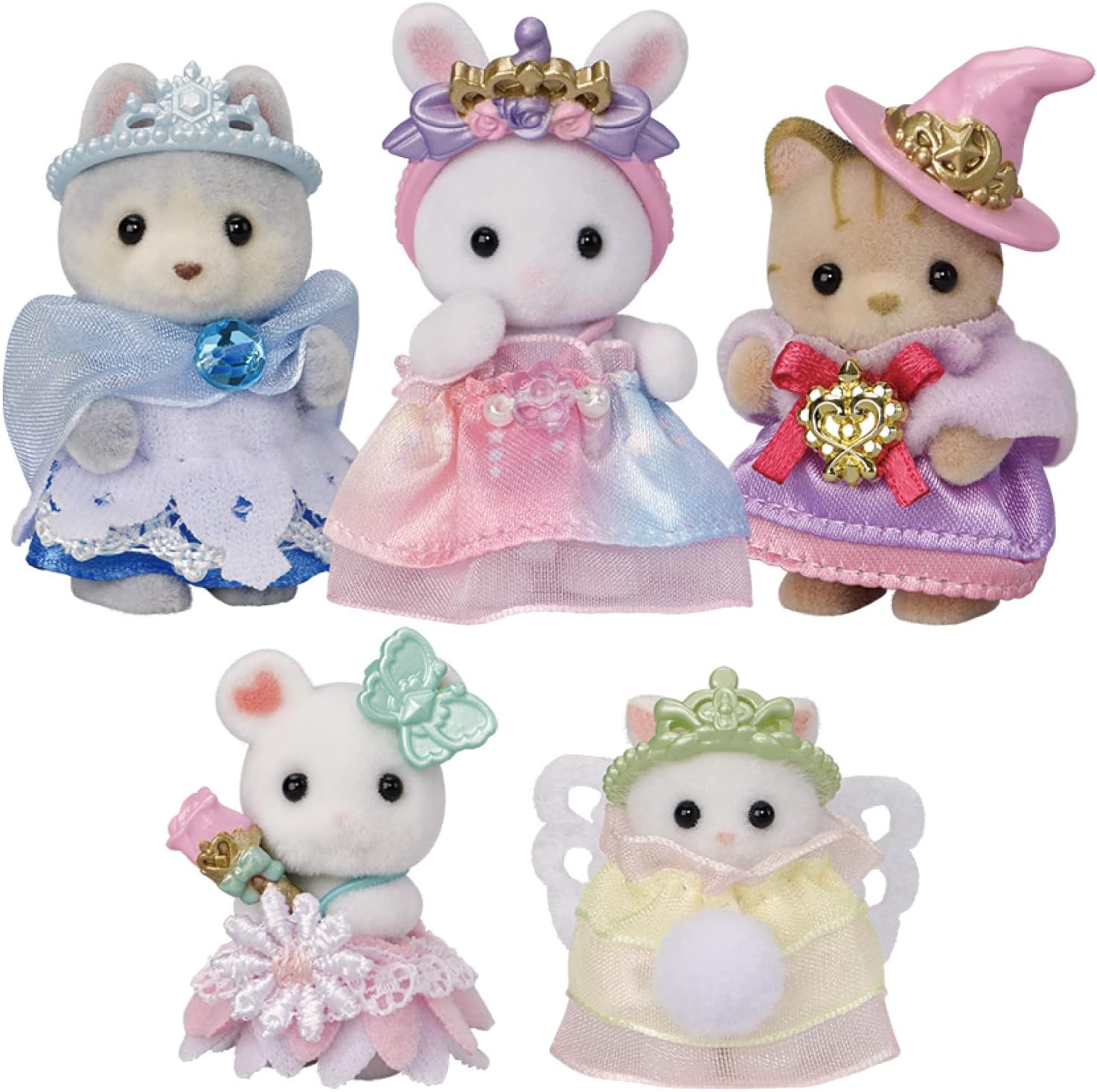 Calico Critters Royal Princess Set - Doll Playset with 5 Figures and Accessories for Children Ages 3+