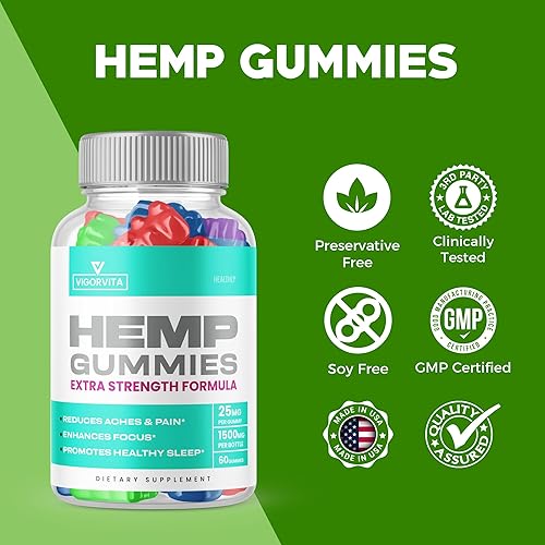 Miniatura 2 de Gomitas Vigorvita  Fórmula oficial  Gomitas Vigor Vita extra fuertes con extracto de cáñamo, gomitas Vigorvita para la salud, gomitas Vitgorvital,