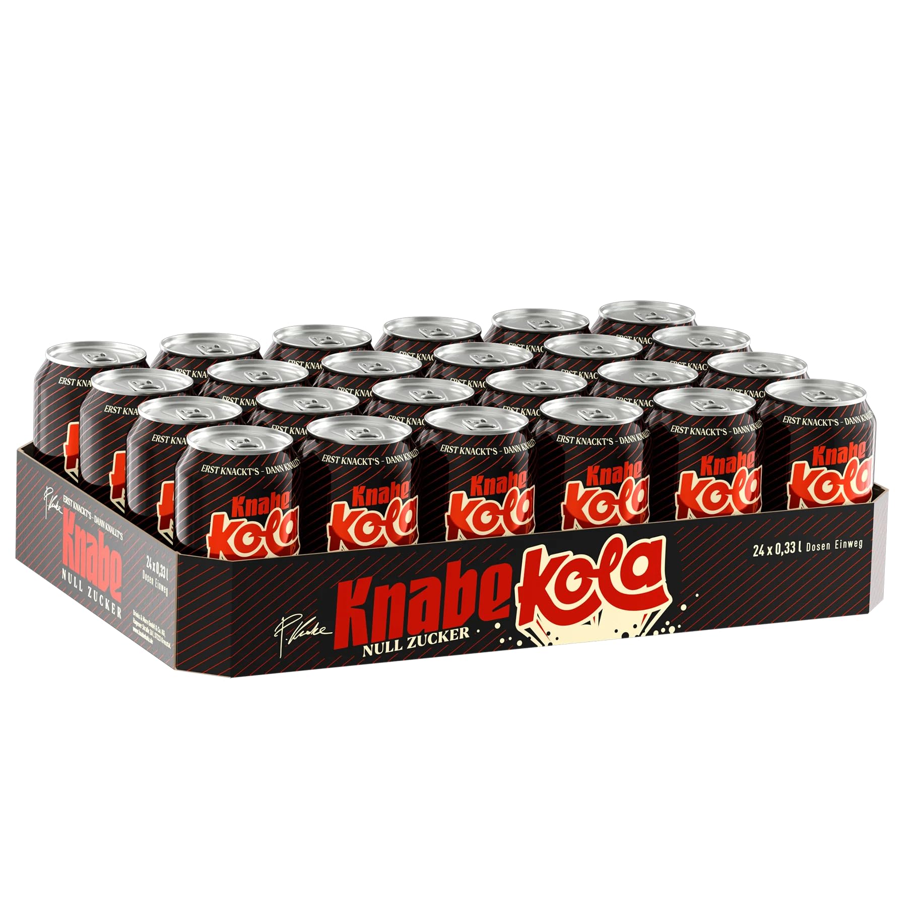 24x Knabe Kola ohne Zucker by Handofblood (24x330ml) (7920ml) inkl. 5x0,25€ DPG Pfand