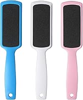FuStore 3-Pack Dual-Sided Foot Callus Remover Files - Professional Pedicure Rasp for Dead Skin, Cracked Heels & Baby-Soft Feet