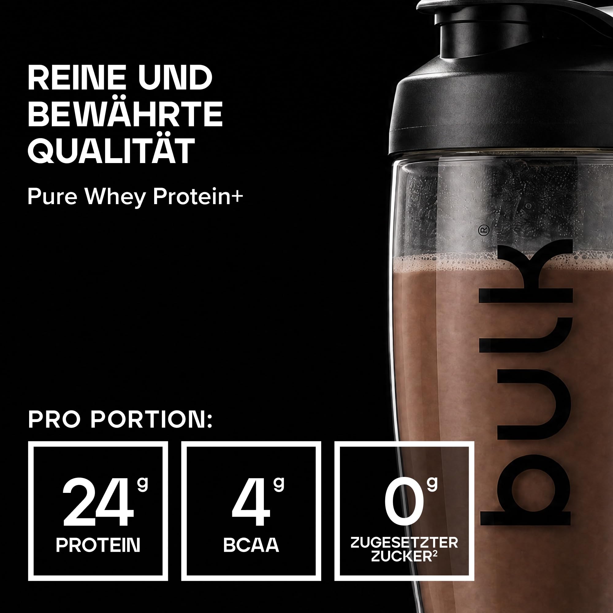 Bulk Pure Whey Protein+, Schokolade, 2kg