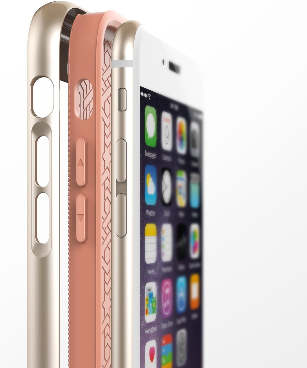 Caseology Wavelength for Apple iPhone 6S Case (2015) / for iPhone 6 Case (2014) - Coral Pink