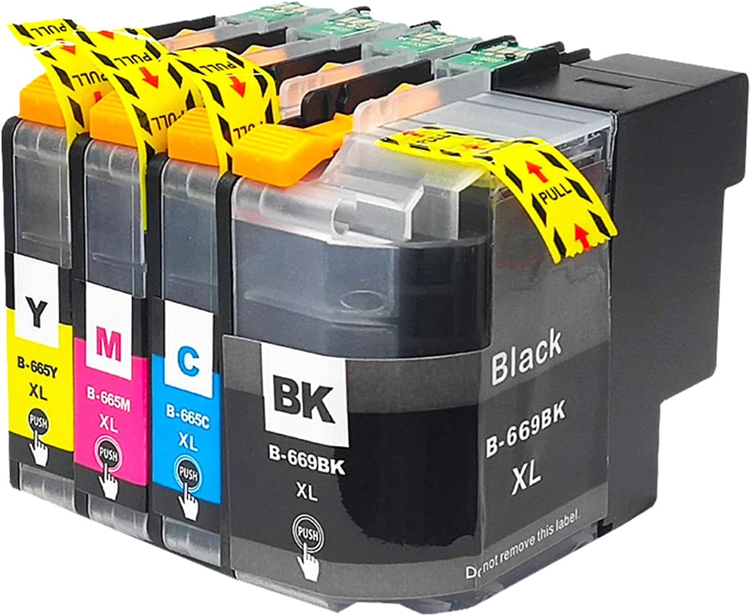 LC669XL LC665 LC669 LC663 LC665XL Ink Cartridge Replacement for BROTHER MFC-J2320 MFC-J2720 High Yield Combo（4 Pack） 1 set