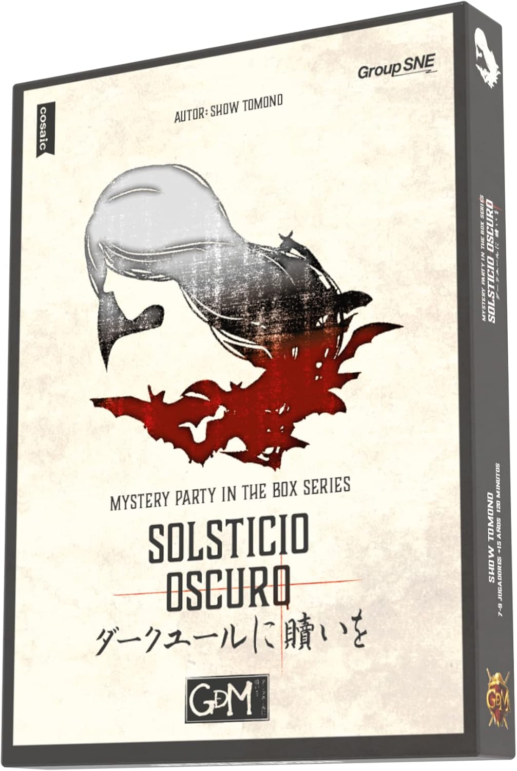 GDM - Solsticio Oscuro - Mystery Party in The Box Series - Juego de Mesa - Role Play Game - de 7 a 8 Jugadores - A Partir de 15 años.120 min.