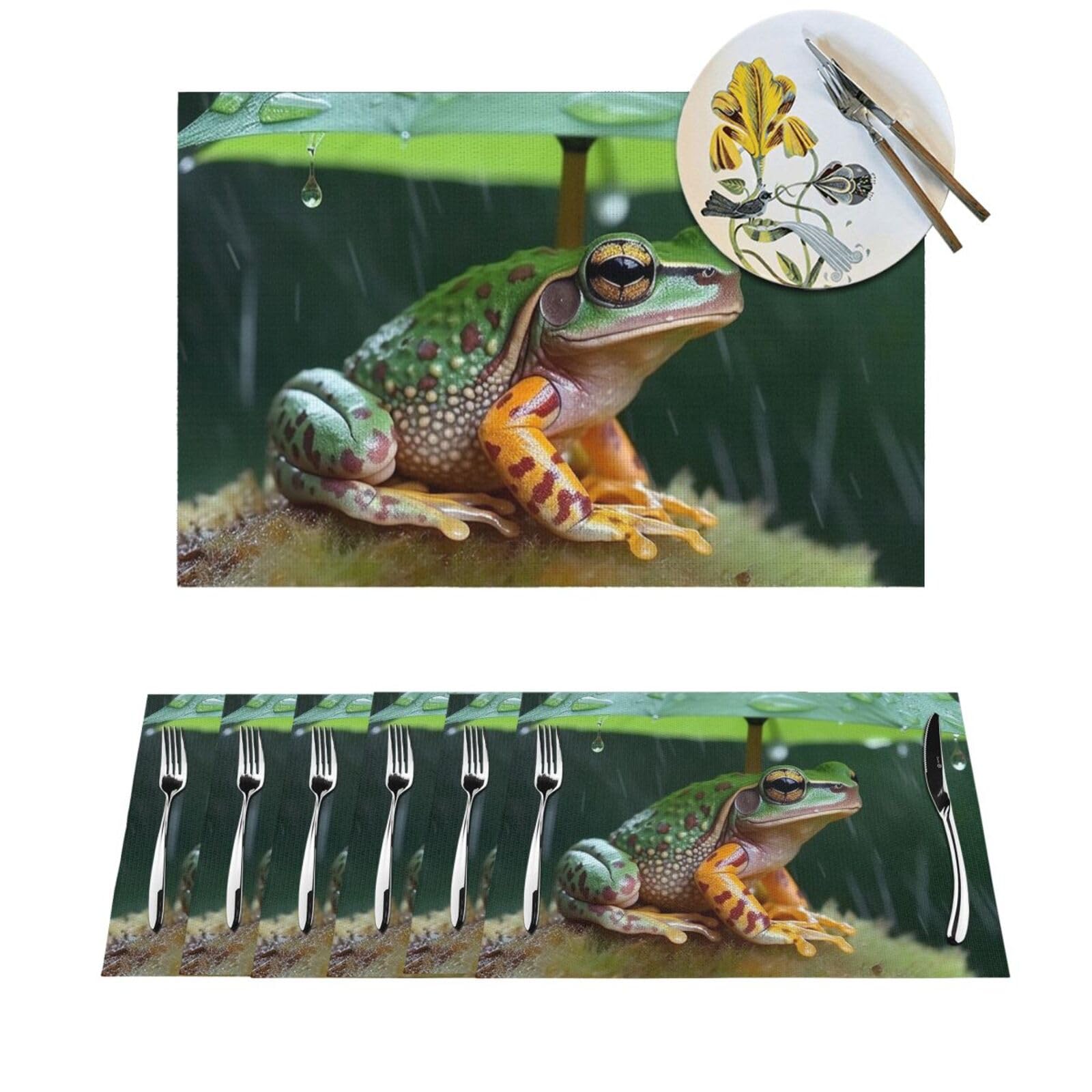 Set de table résistant chaleur et lavable protège meuble cuisine des brûlures de plat chaud