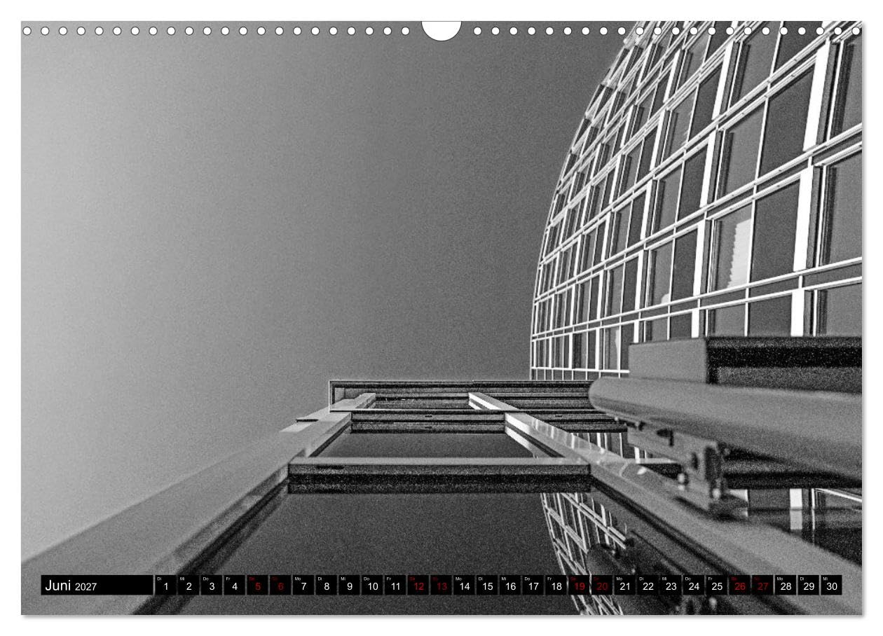 CALVENDO - fine Art - Architektur (Wandkalender 2027 DIN A3 quer), Monatskalender: Architektur in Leipzig