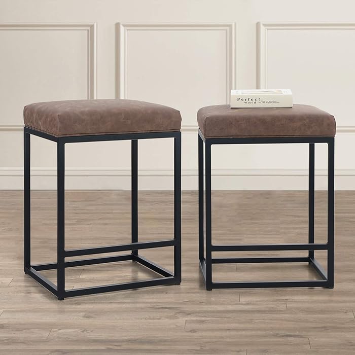 Buy MAISON ARTS Counter Height 24" Bar Stools Set of 2 for Kitchen